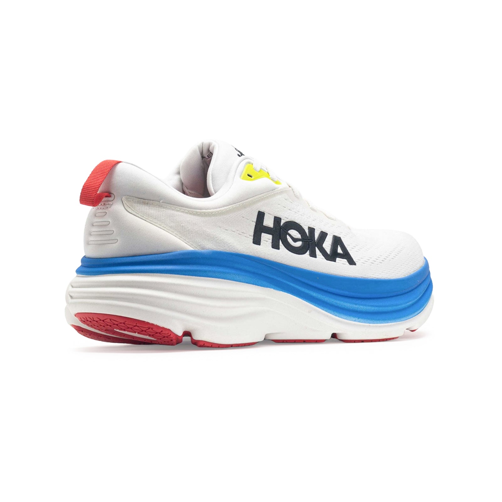 Hoka Bondi 8 Textile Mens Trainers#color_blanc de blanc virtual blue