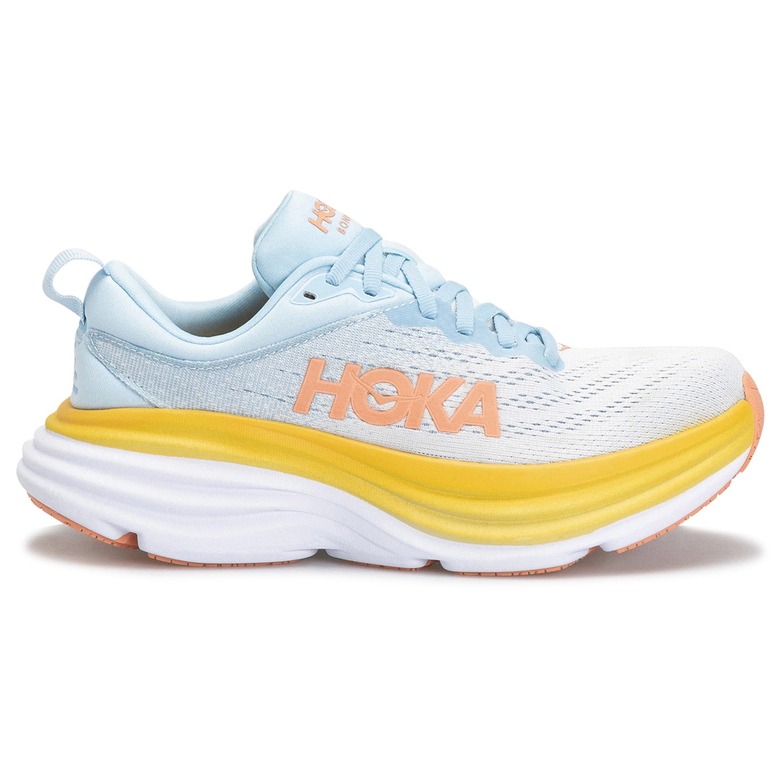 Hoka Bondi 8 Textile Womens Trainers#color_summer song country air