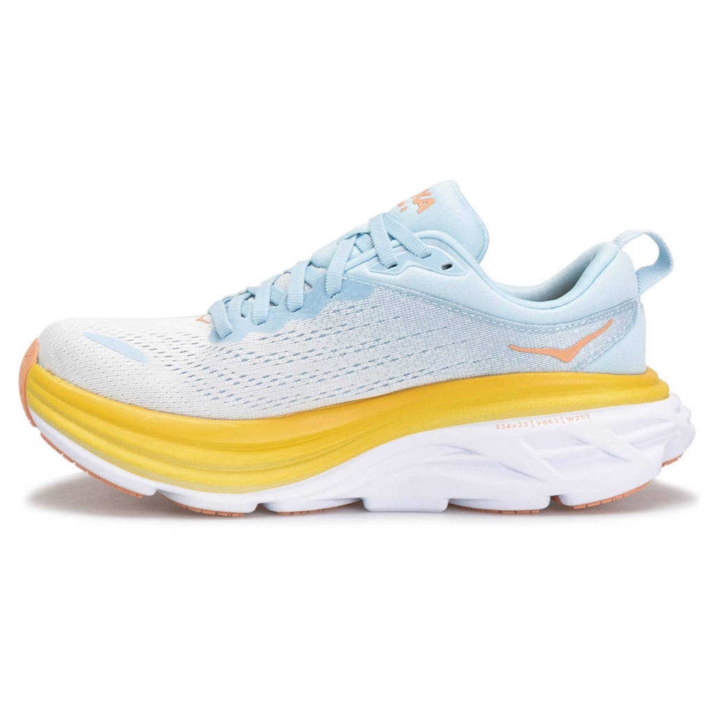 Hoka One One Bondi 8 Textile Womens Trainers#color_summer song country air