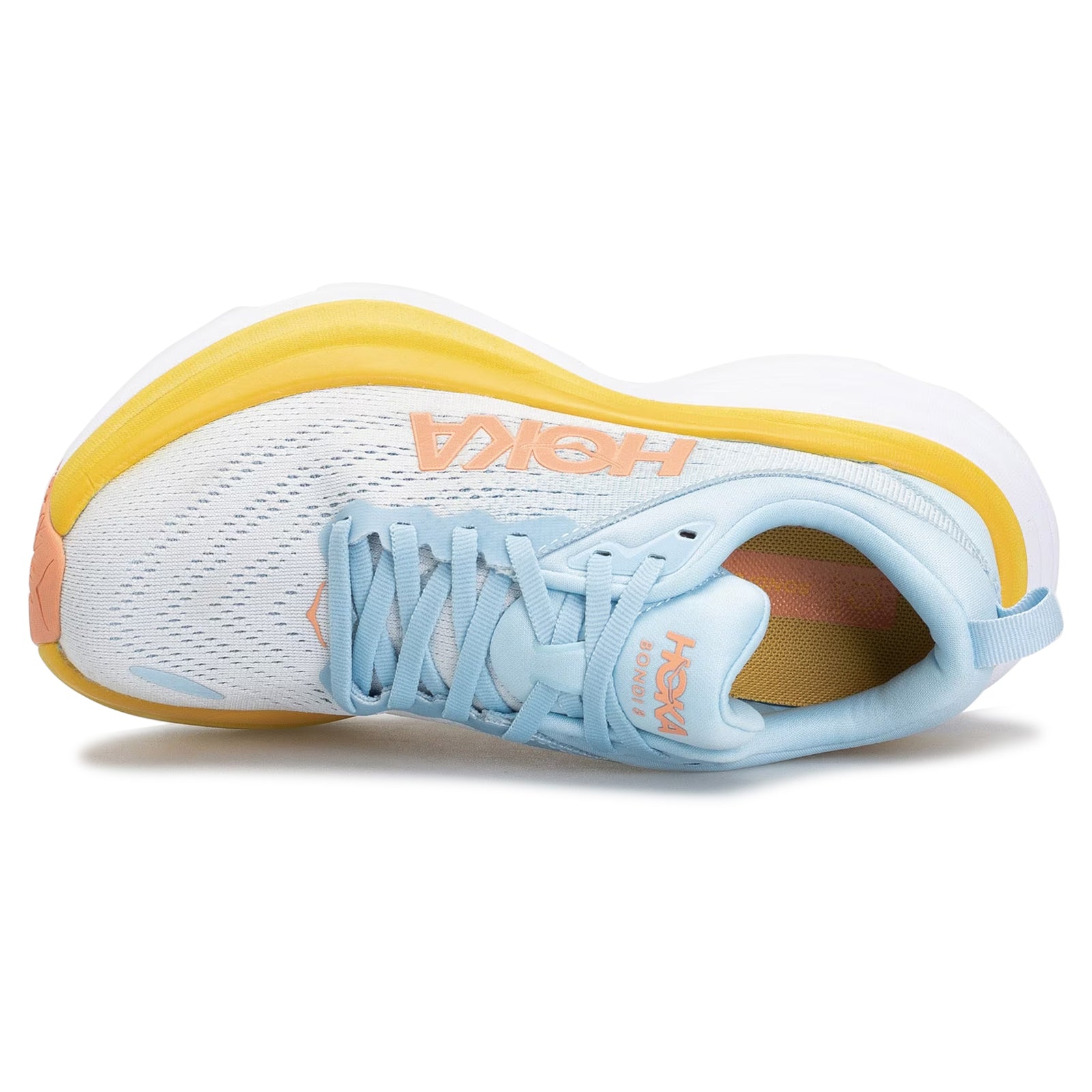 Hoka Bondi 8 Textile Womens Trainers#color_summer song country air