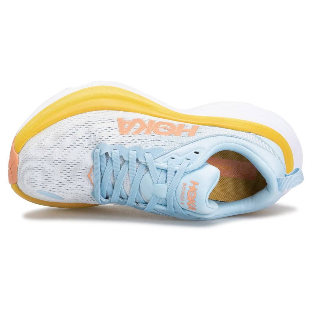 Hoka One One Bondi 8 Textile Womens Trainers#color_summer song country air