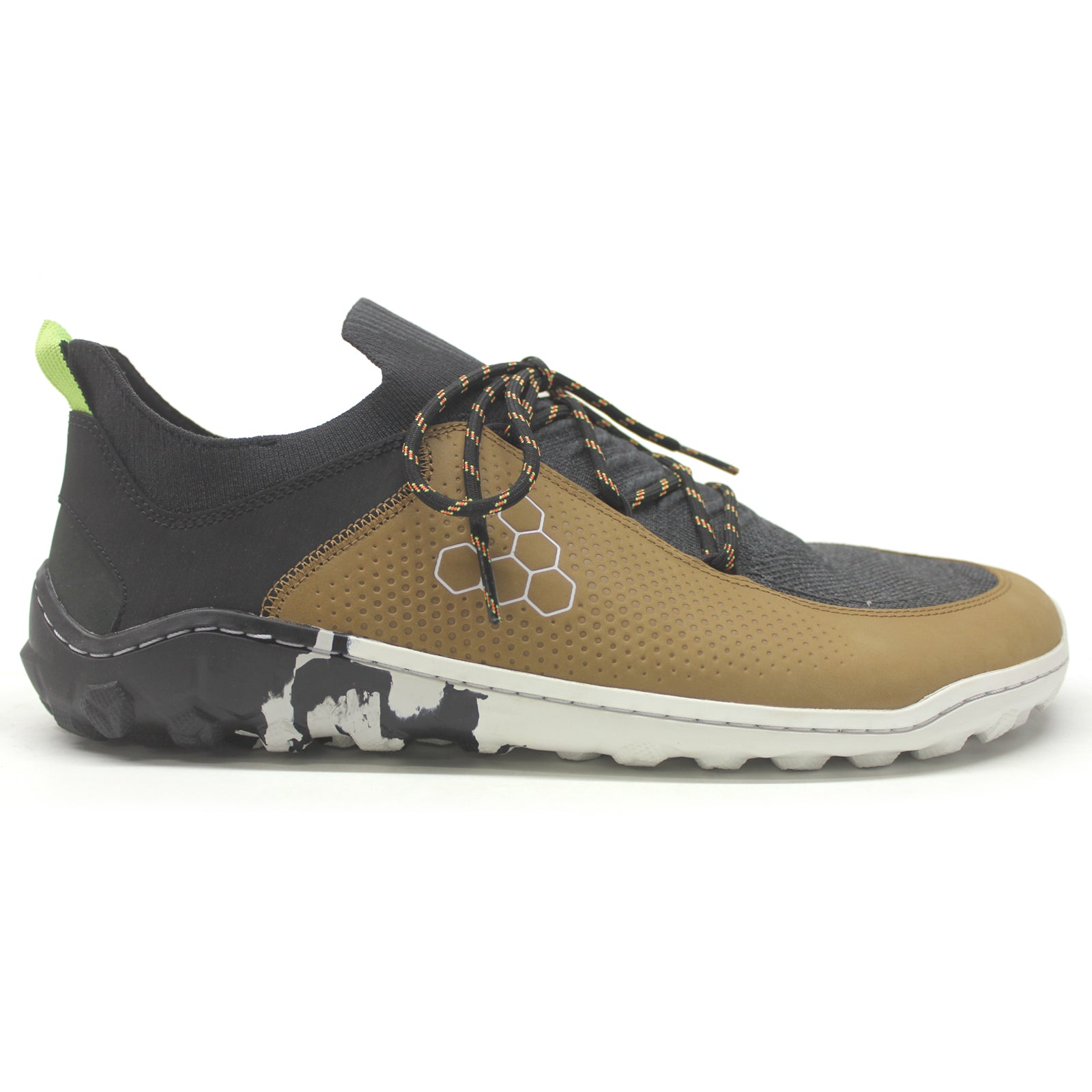 Vivobarefoot Tracker Decon Low FG2 Leather Textile Womens Trainers#color_tan