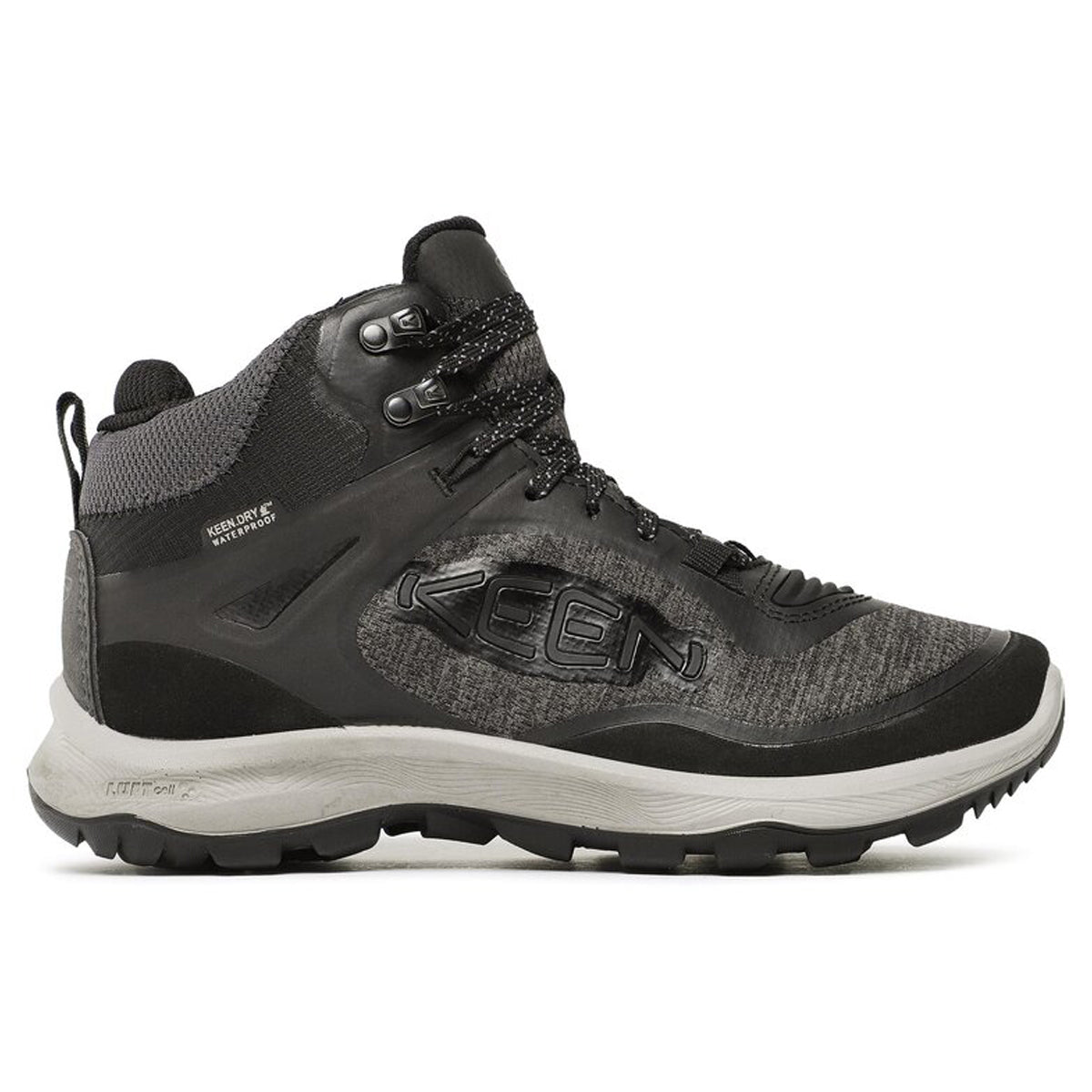 Keen Terradora Flex Mid 1026879 Textile Synthetic Womens Boots - Black Steel Grey - 40#color_black steel grey