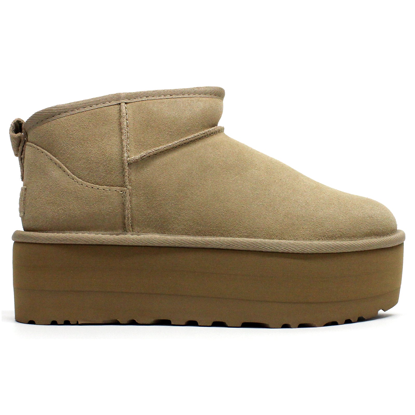 Ugg Classic Ultra Mini Platform 1135092-SAN Suede Womens Boots - Sand - 39#color_sand