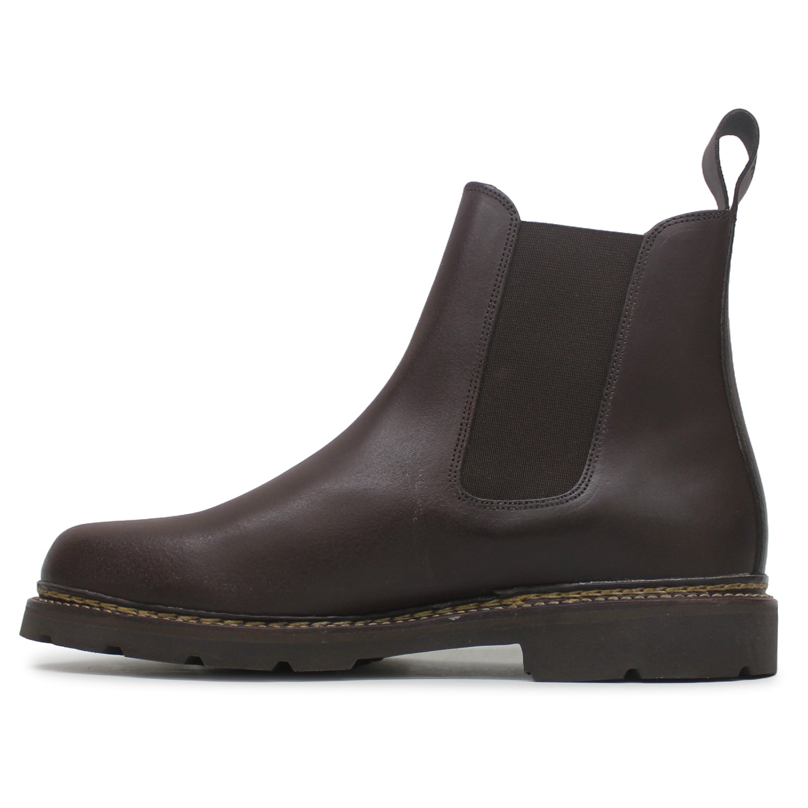 Aigle Quercy Leather Men's Chelsea Boots#color_dark brown