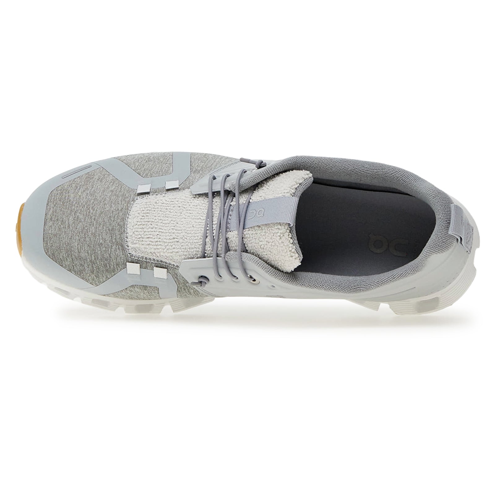 On Cloud 5 Terry Textile Women's Running Shoes#color_glacier white