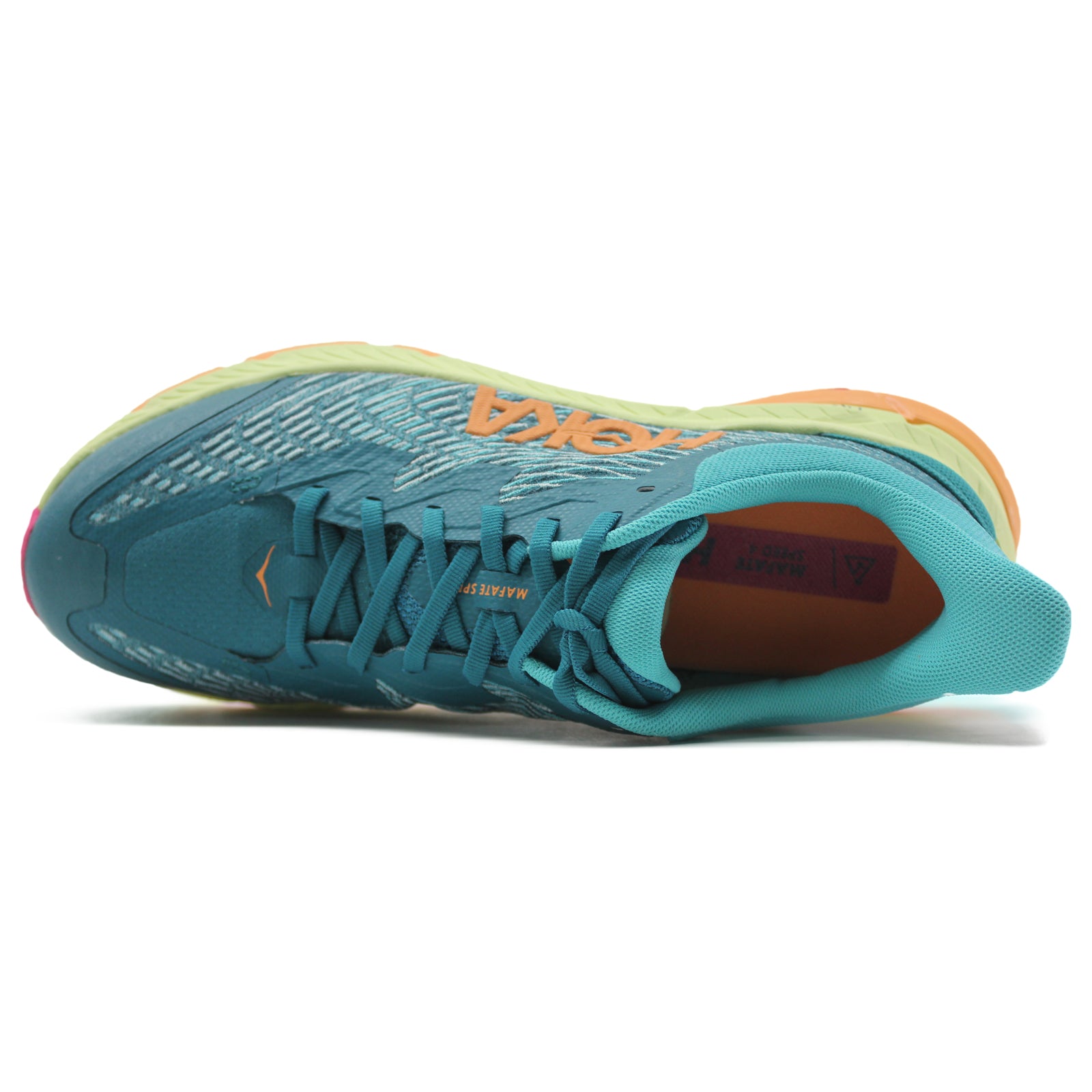 Hoka Mafate Speed 4 Textile Synthetic Mens Trainers#color_deep lake ceramic