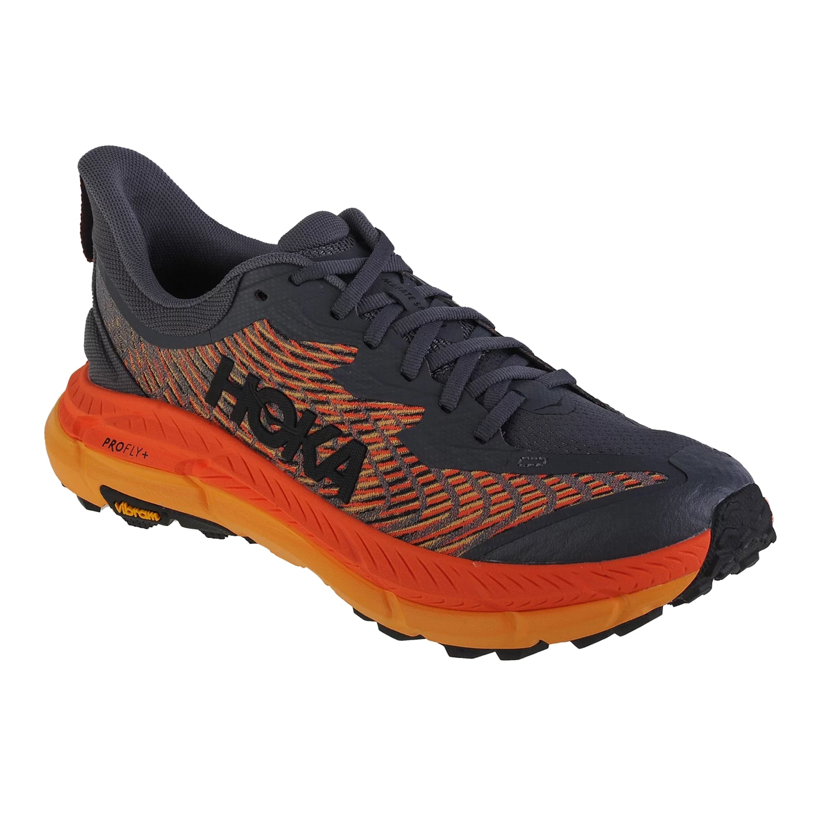 Hoka Mafate Speed 4 Textile Synthetic Mens Trainers#color_castlerock black