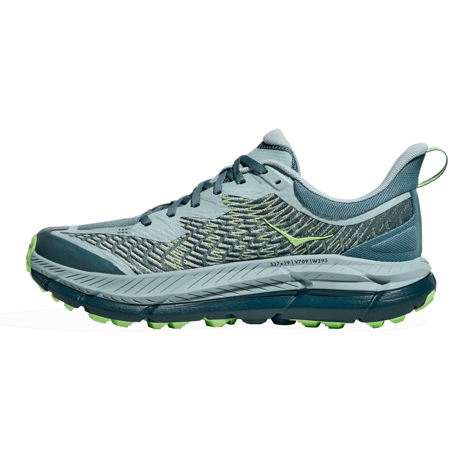 Hoka Mafate Speed 4 Textile Synthetic Mens Trainers#color_mountain fog druzy