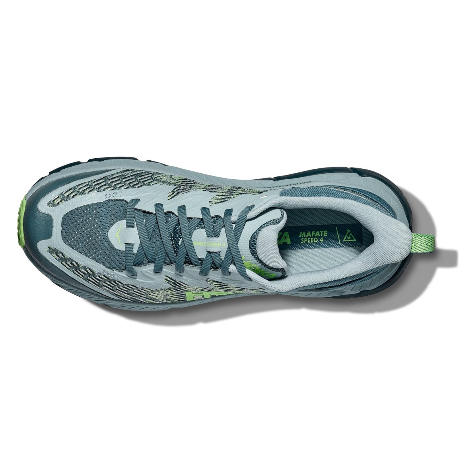 Hoka Mafate Speed 4 Textile Synthetic Mens Trainers#color_mountain fog druzy