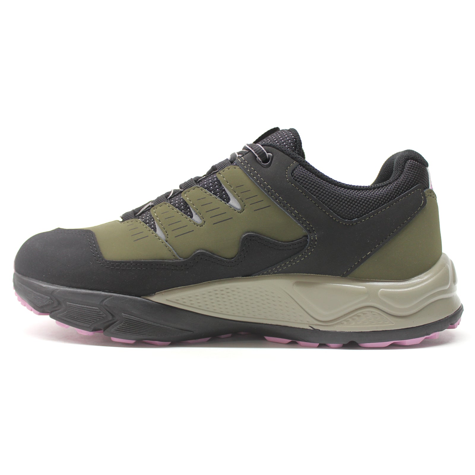 Joya Cadore STX Leather Textile Womens Shoes#color_green