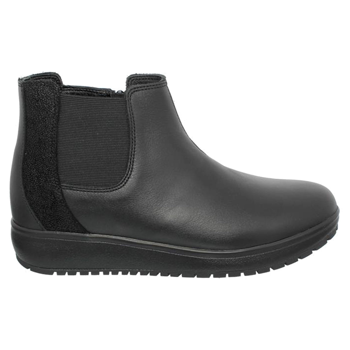 Joya London II Leather Womens Boots#color_black