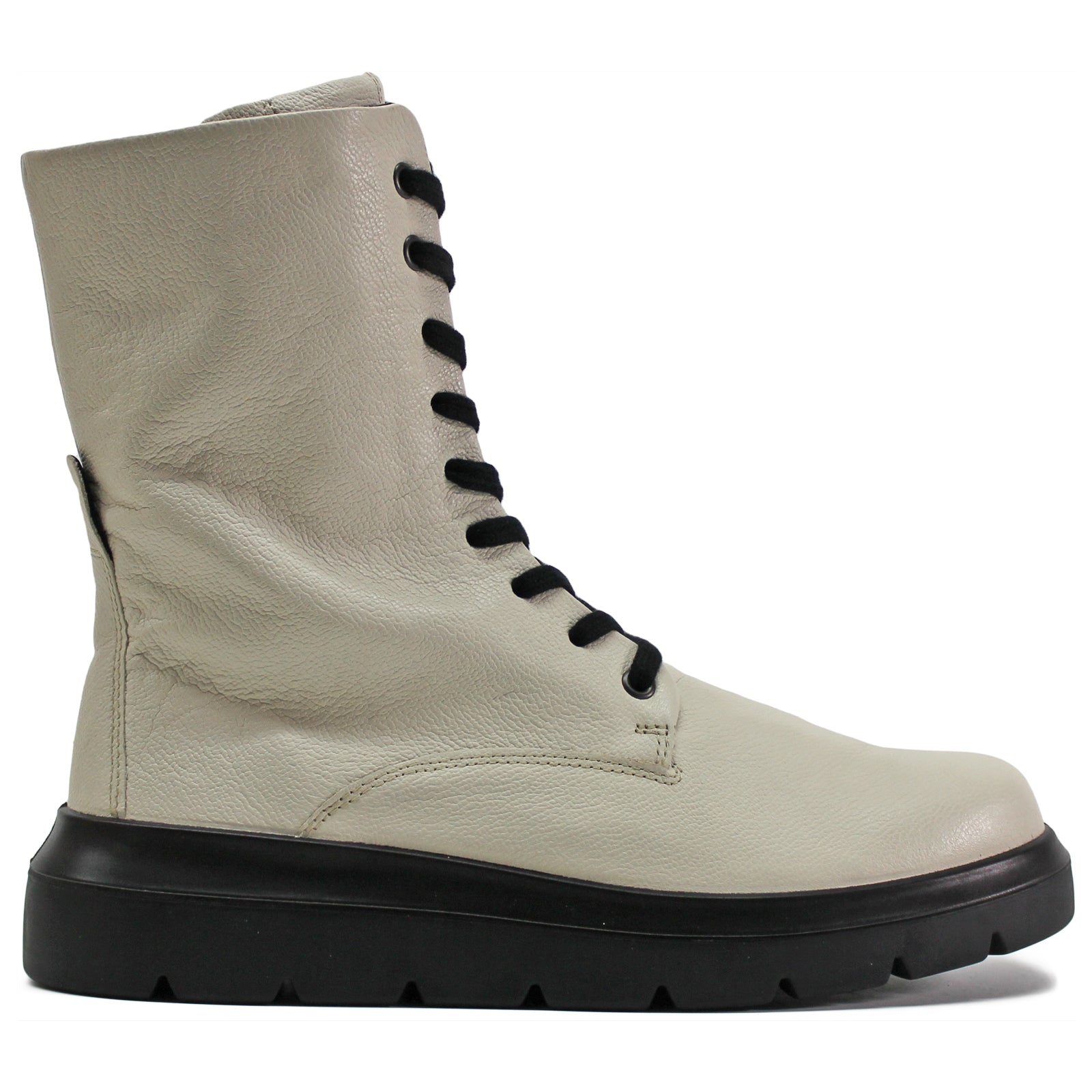 Ecco Nouvelle 216213 Leather Womens Boots#color_limestone