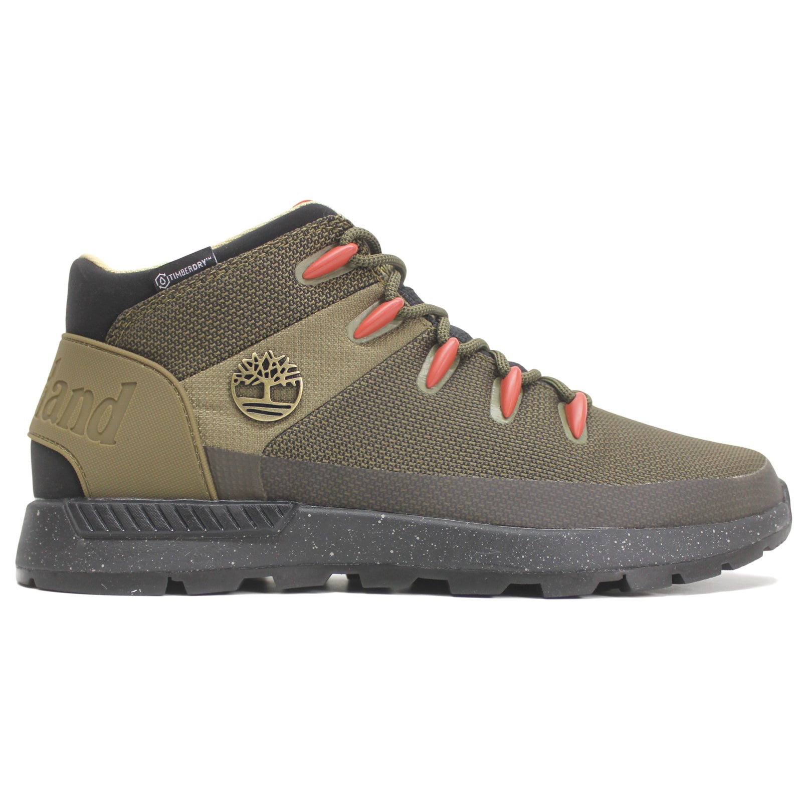 Timberland Sprint Trekker Mid TB0A61SC327 Textile Mens Boots - Olive Black - 42#color_olive black