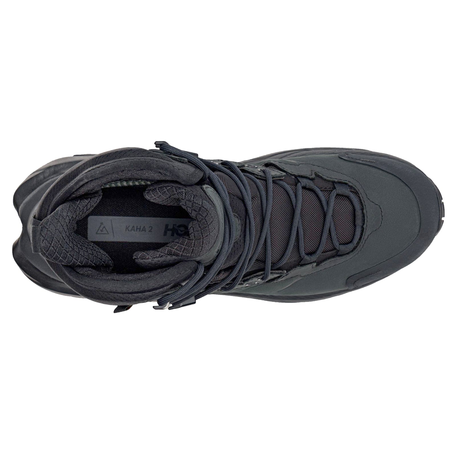 Hoka Kaha 2 GTX Leather Nubuck Mens Boots#color_black black