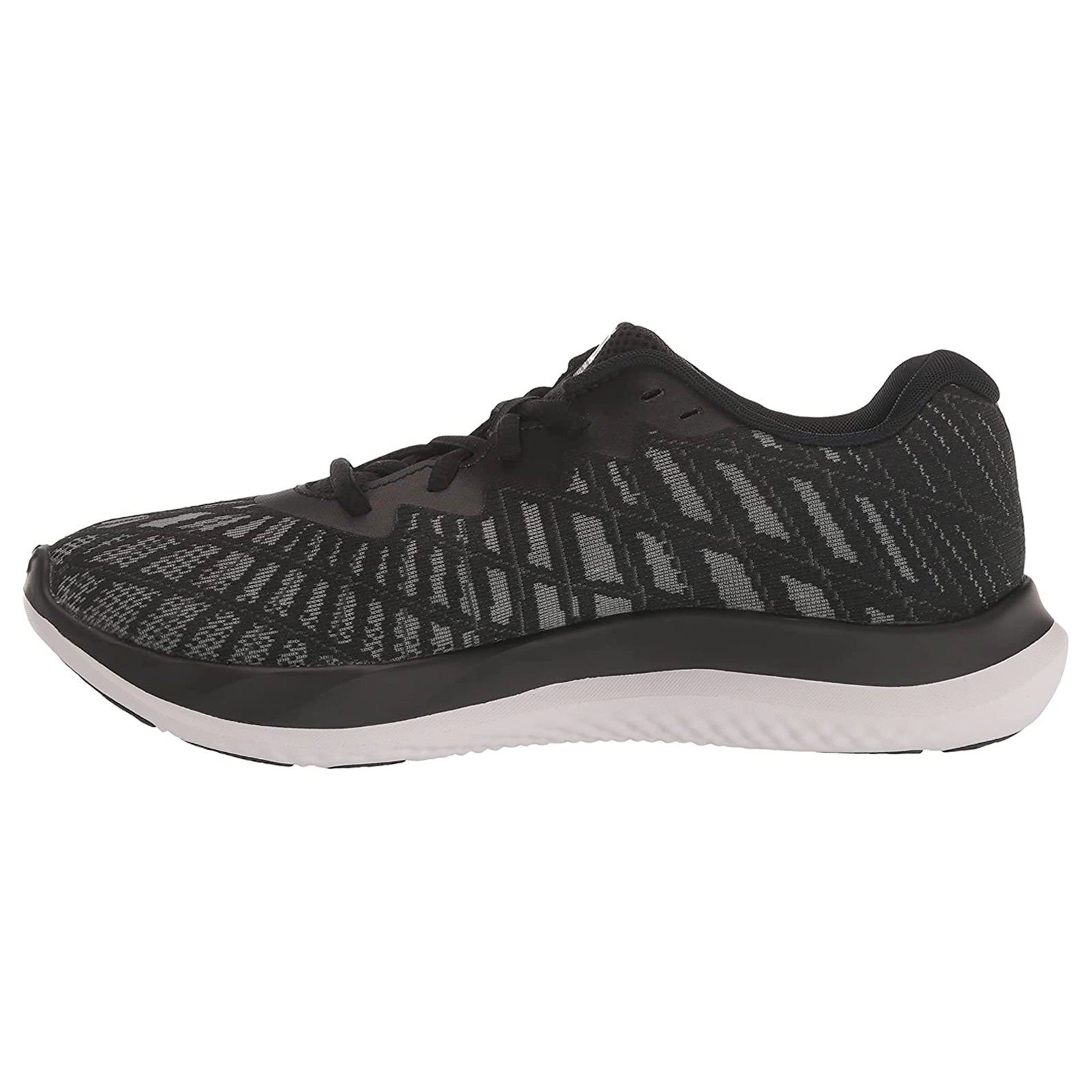 Under Armour Charged Breeze 2 Textile Womens Trainers#color_black grey