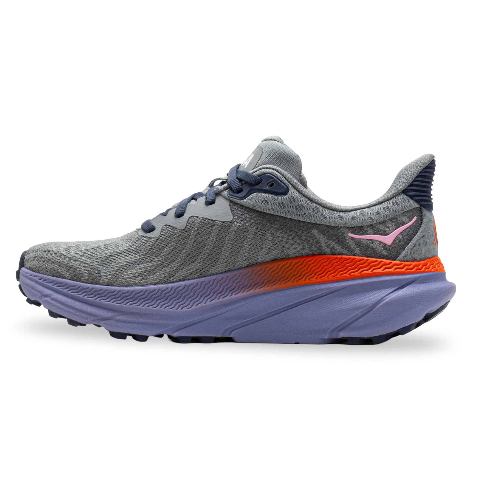 Hoka Challenger ATR 7 Textile Womens Trainers#color_galactic grey wild indigo