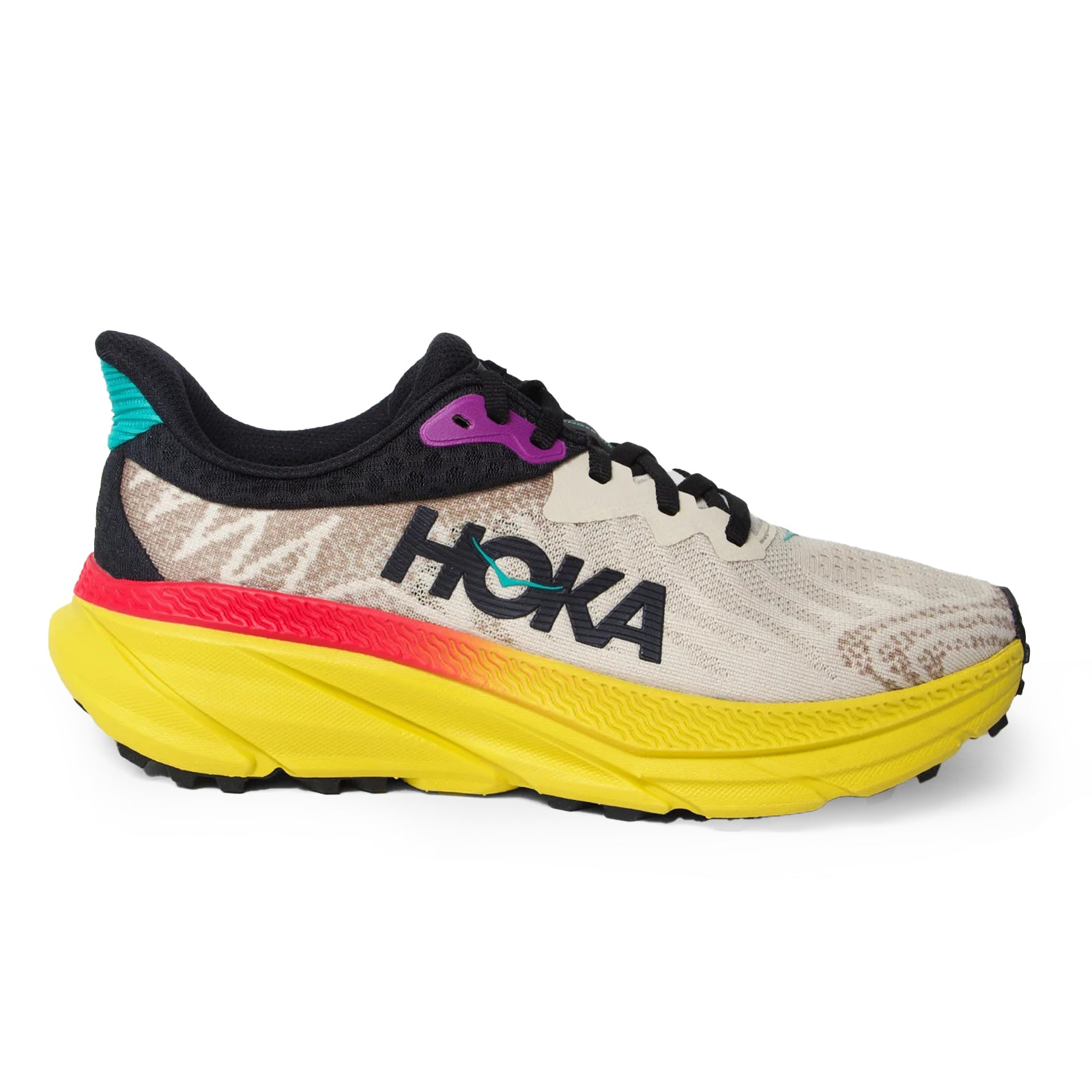 Hoka Challenger ATR 7 Textile Womens Trainers#color_oatmeal zest