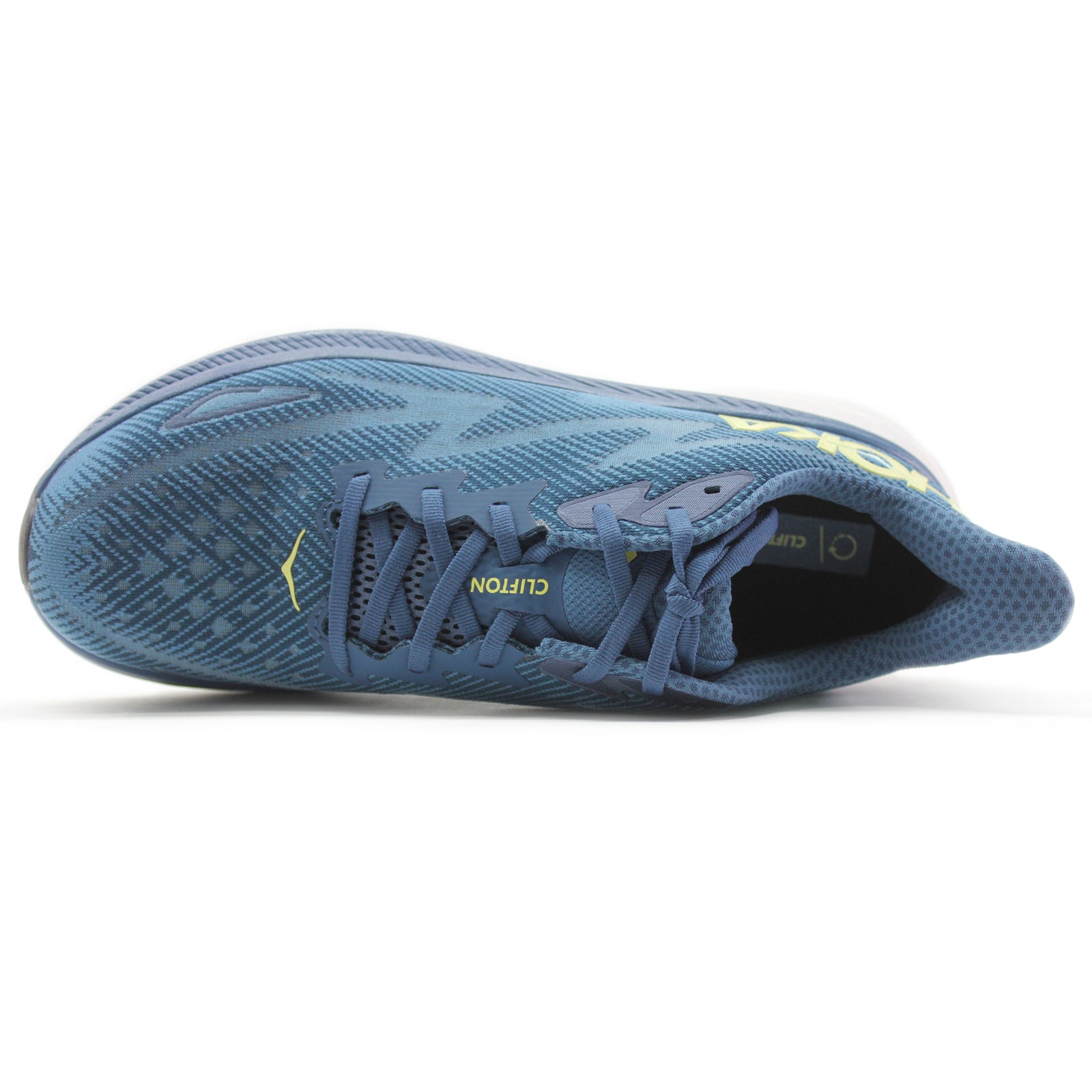 Hoka Clifton 9 Textile Mens Trainers#color_midnight ocean blue steel