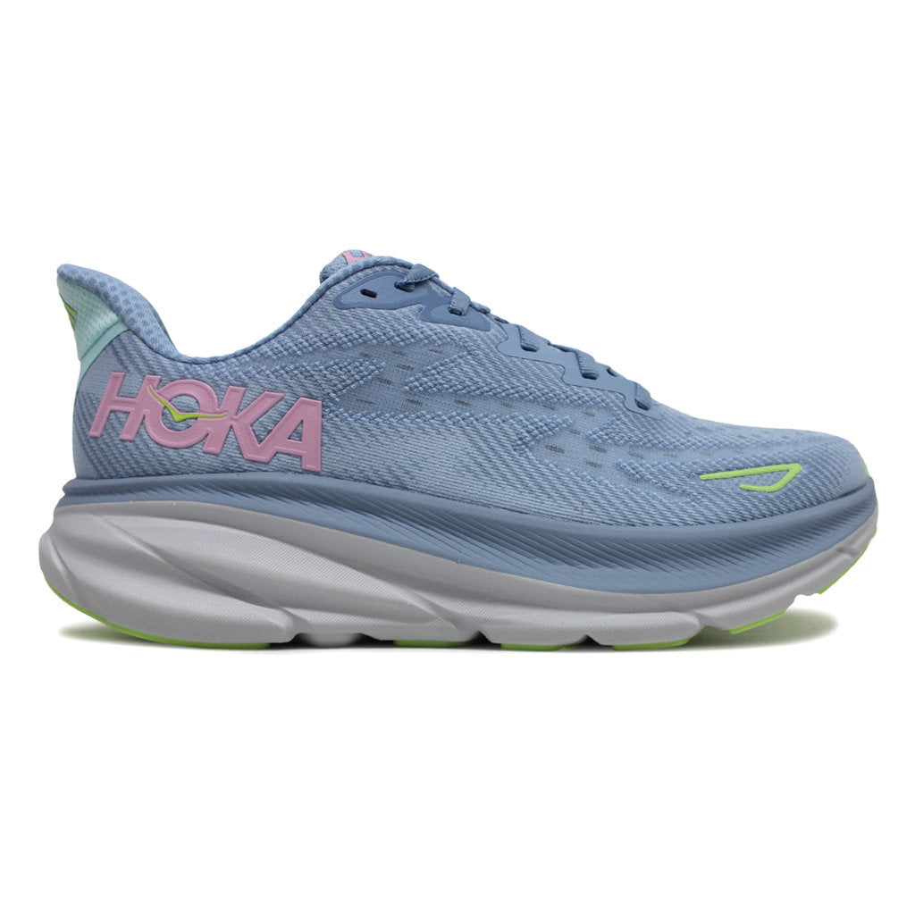 Hoka One One Clifton 9 Textile Womens Trainers#color_dusk pink twilight