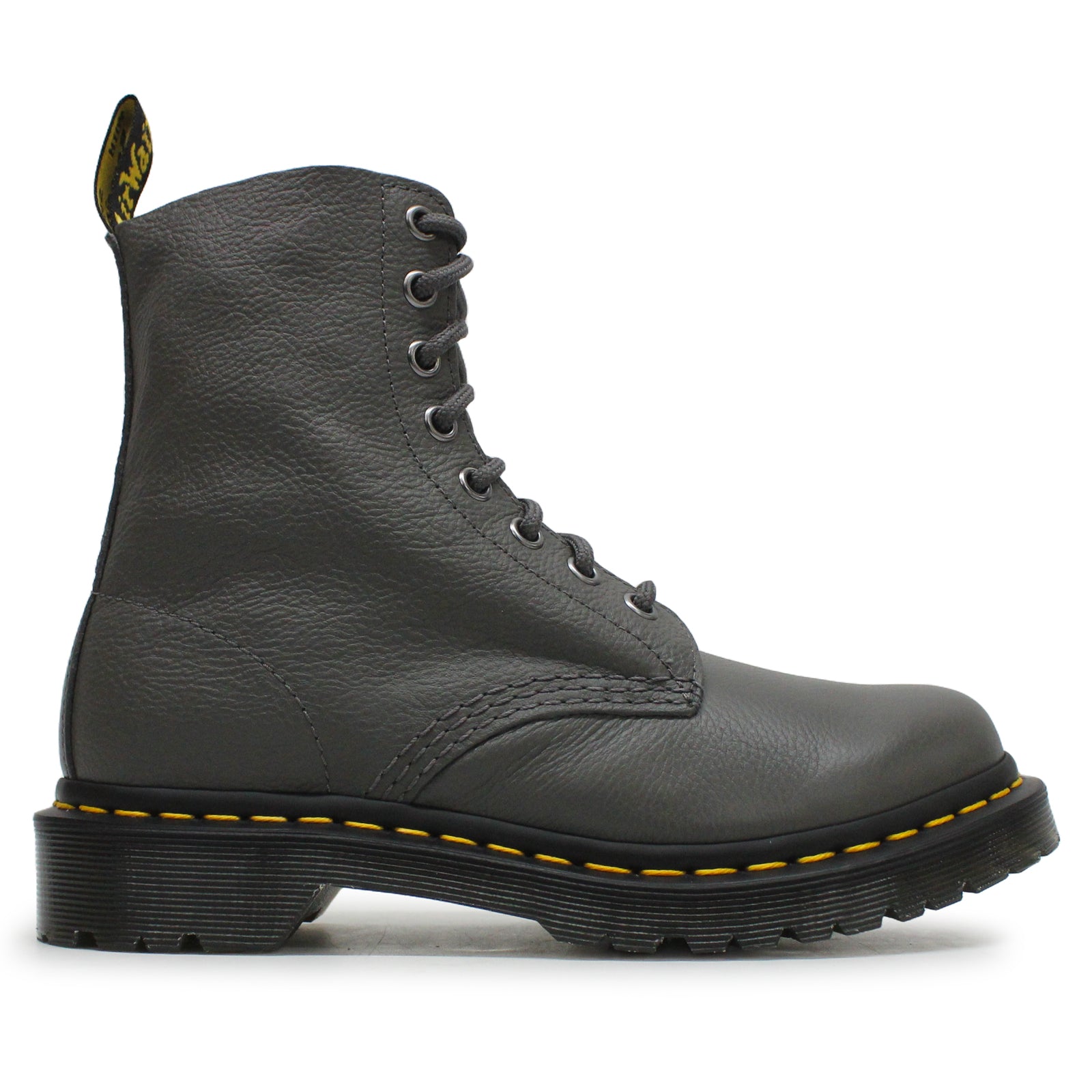 Dr. Martens 1460 Pascal Virginia Leather Womens Boots#color_gunmetal