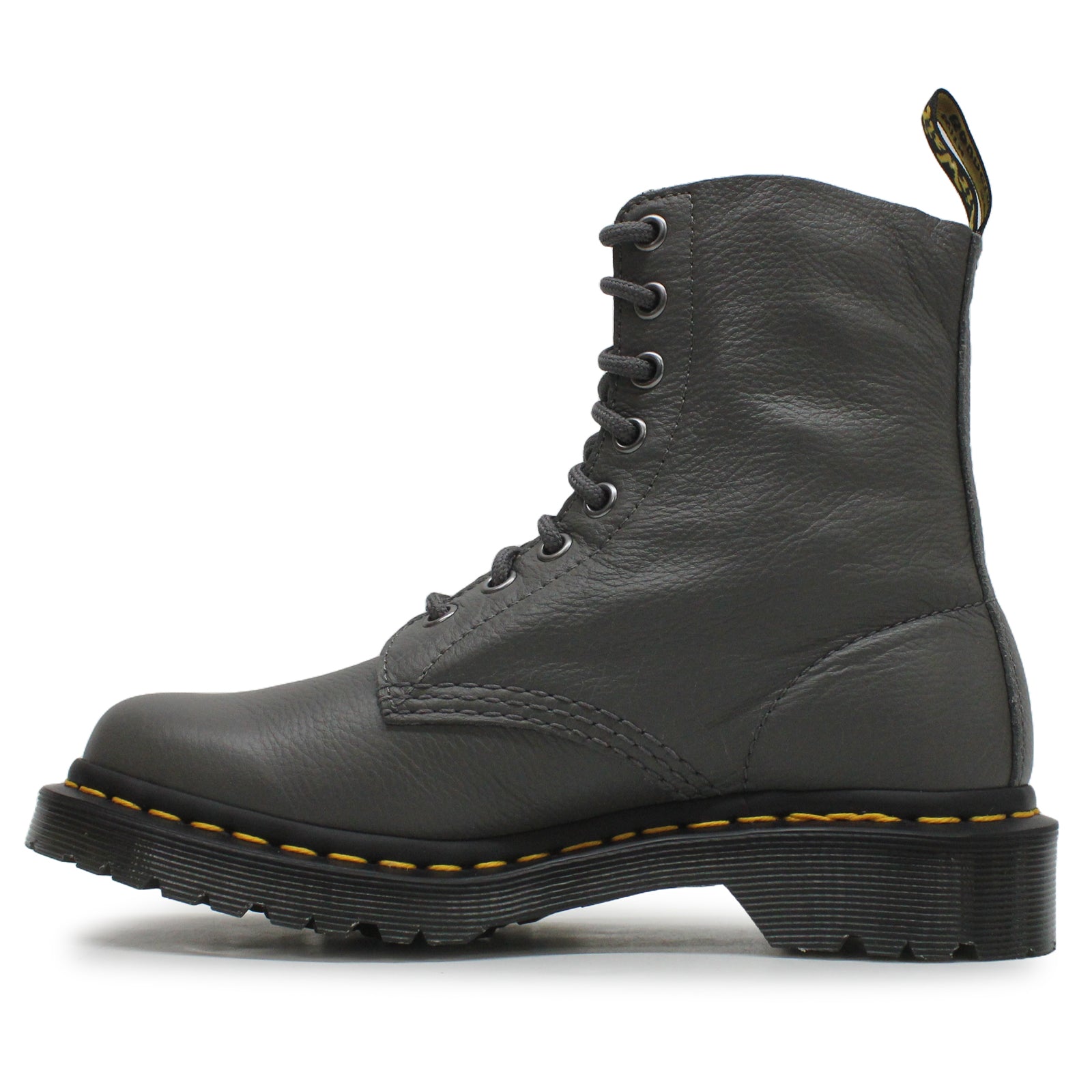 Dr. Martens 1460 Pascal Virginia Leather Womens Boots#color_gunmetal