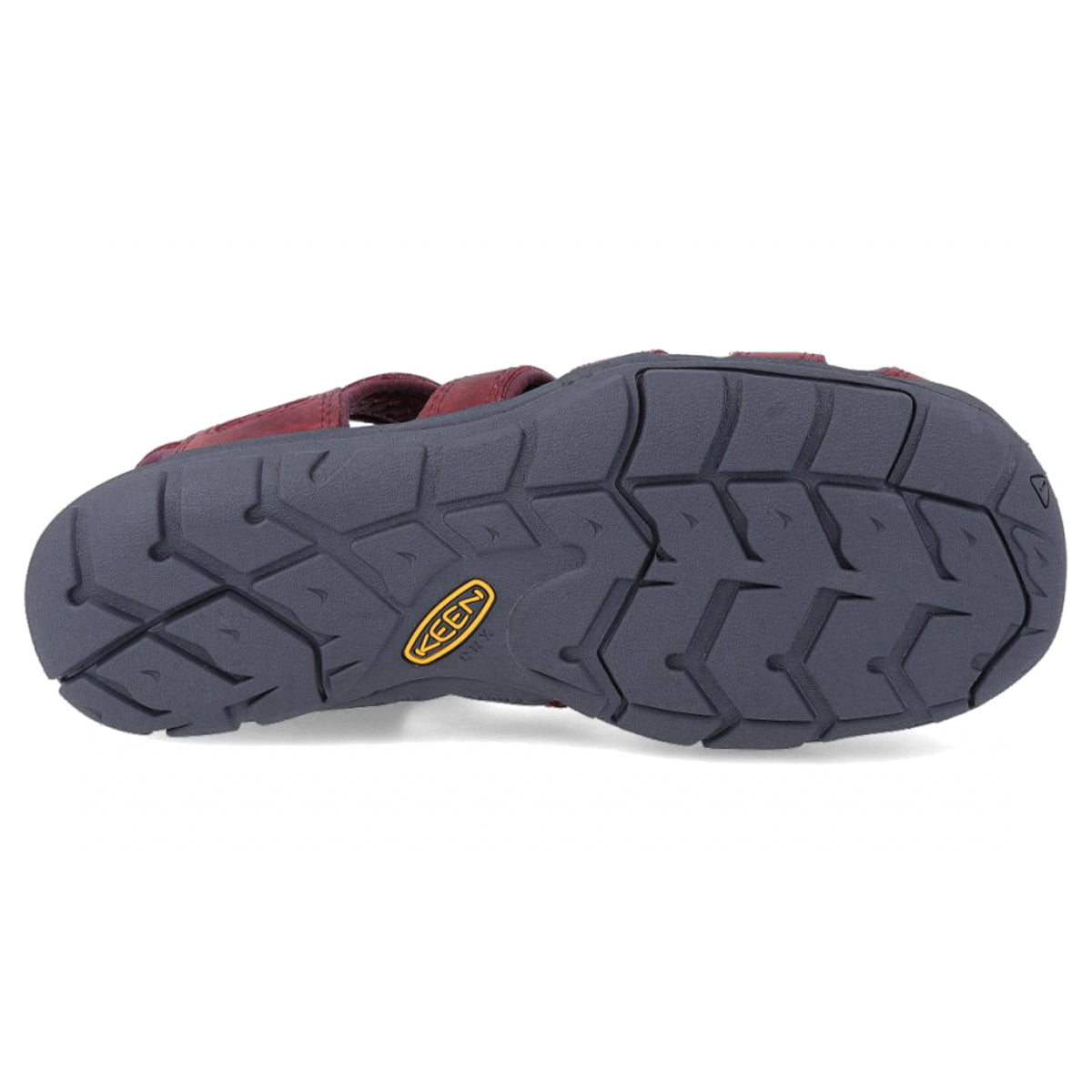 Keen Clearwater CNX Leather Leather Womens Sandals#color_wine red dahlia