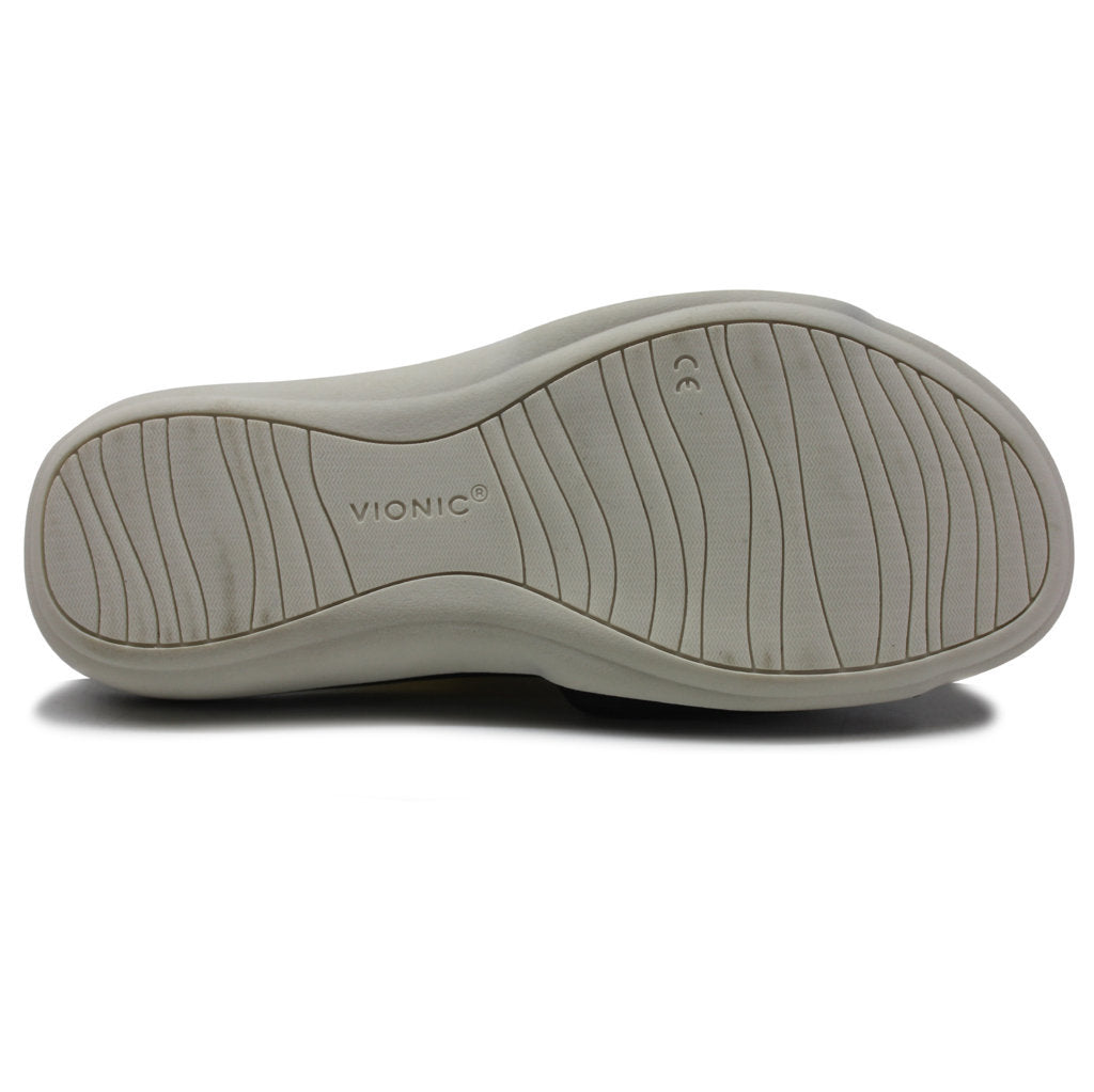 Vionic Val Leather Womens Sandals#color_black