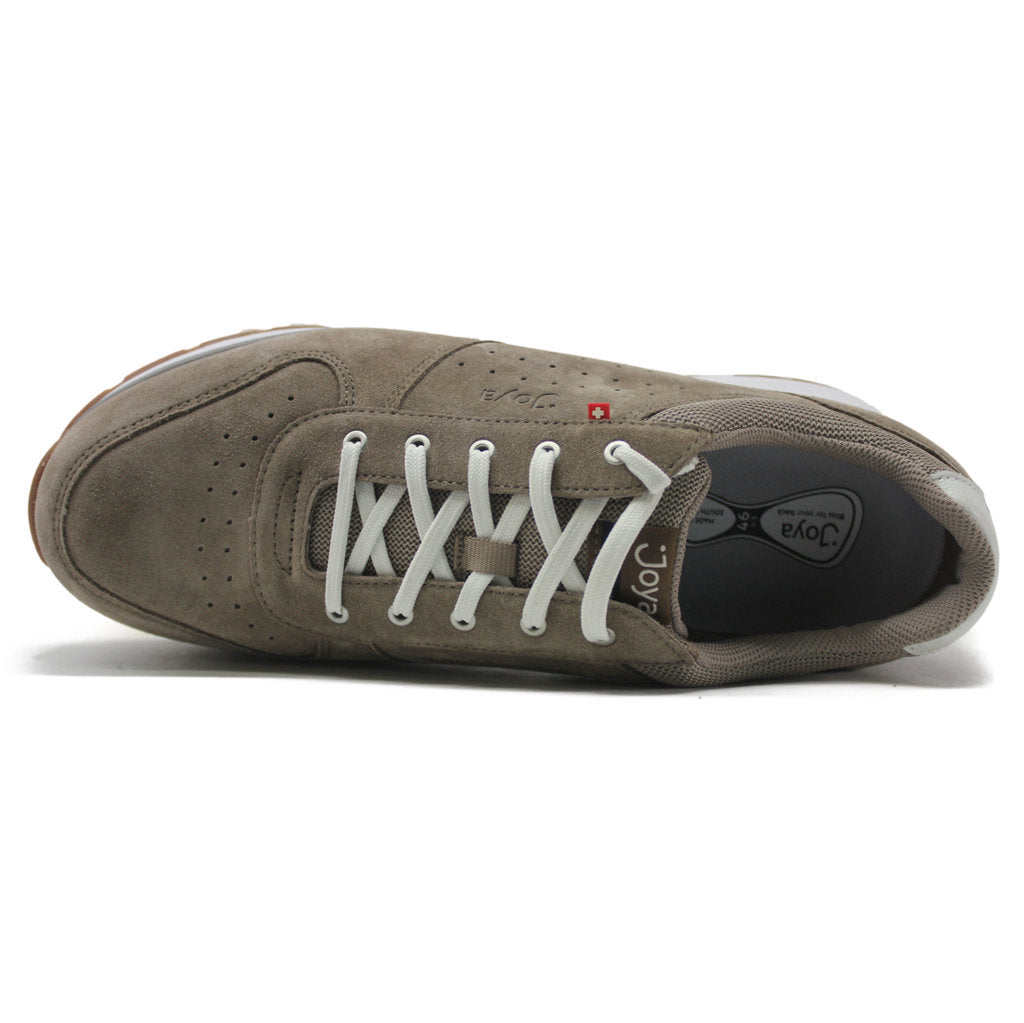 Joya Dynamo Classic Suede Mens Trainers#color_light brown