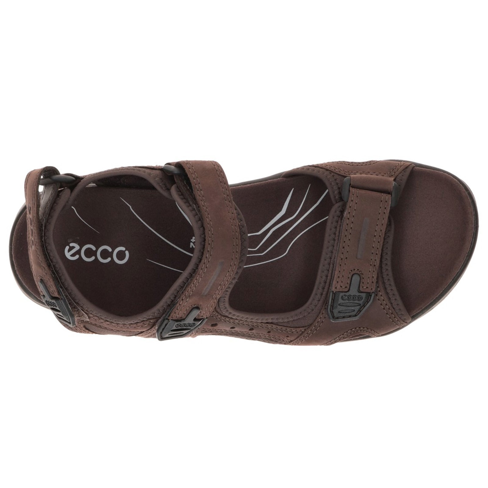 Ecco Offroad 822184 Nubuck Mens Sandals#color_mocha