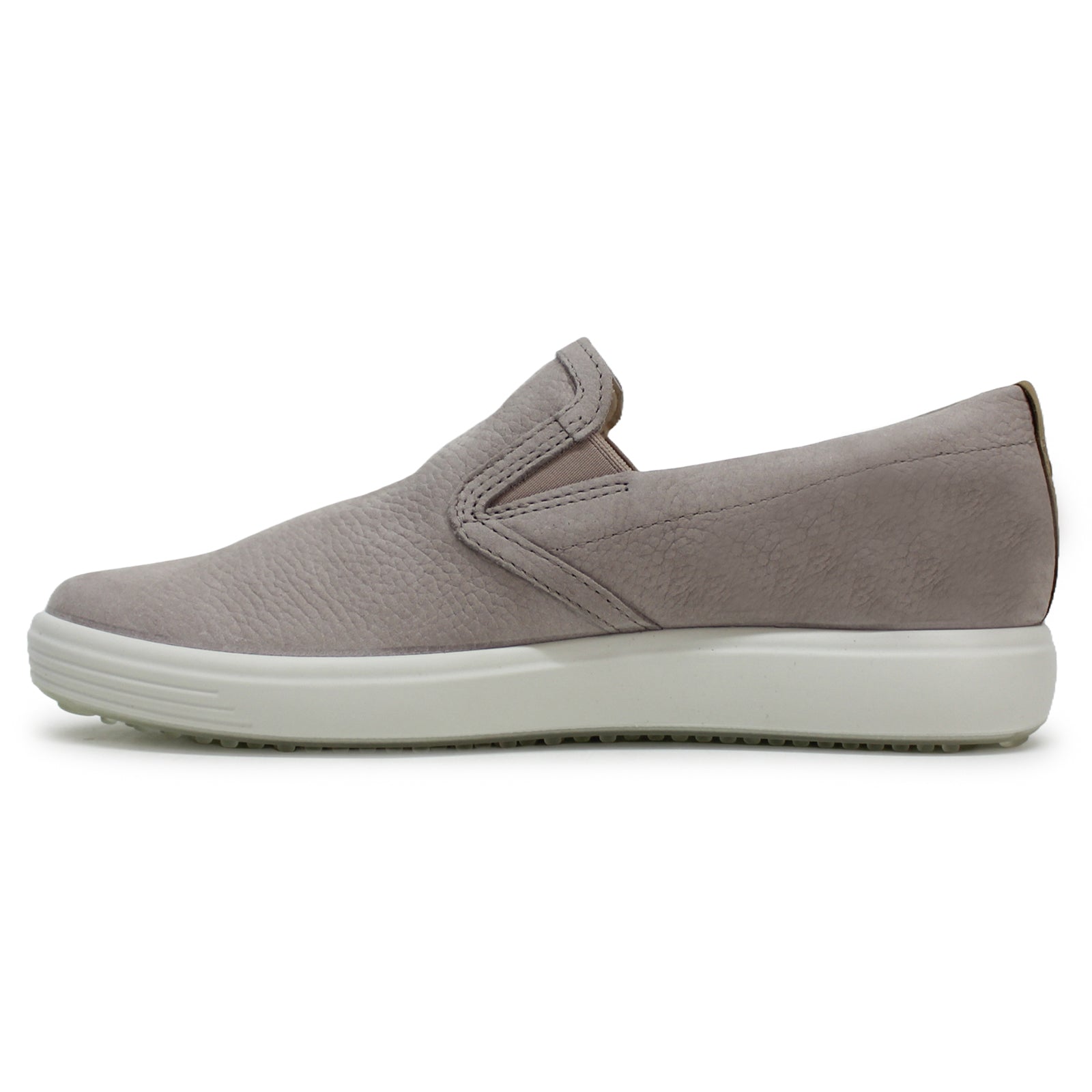 Ecco Soft 7 470493 Leather Womens Shoes#color_grey rose powder