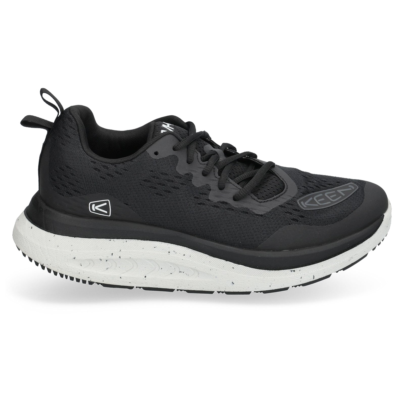 Keen WK400 Textile Men's Low Top Black White Trainers