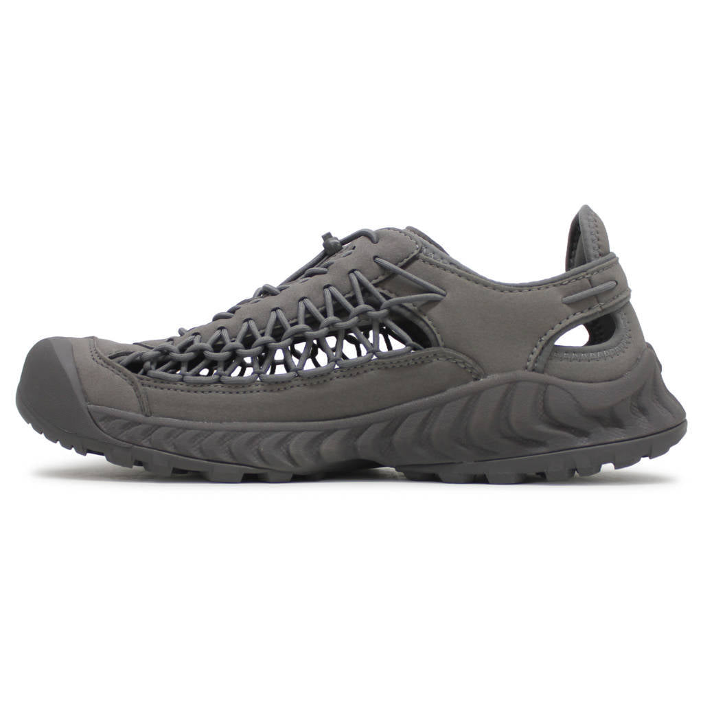 Keen Uneek Nxis Textile Synthetic Mens Shoes#color_steel grey steel grey