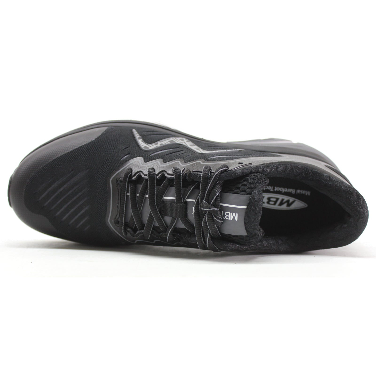 MBT 2000 II Leather Textile Mens Trainers#color_black