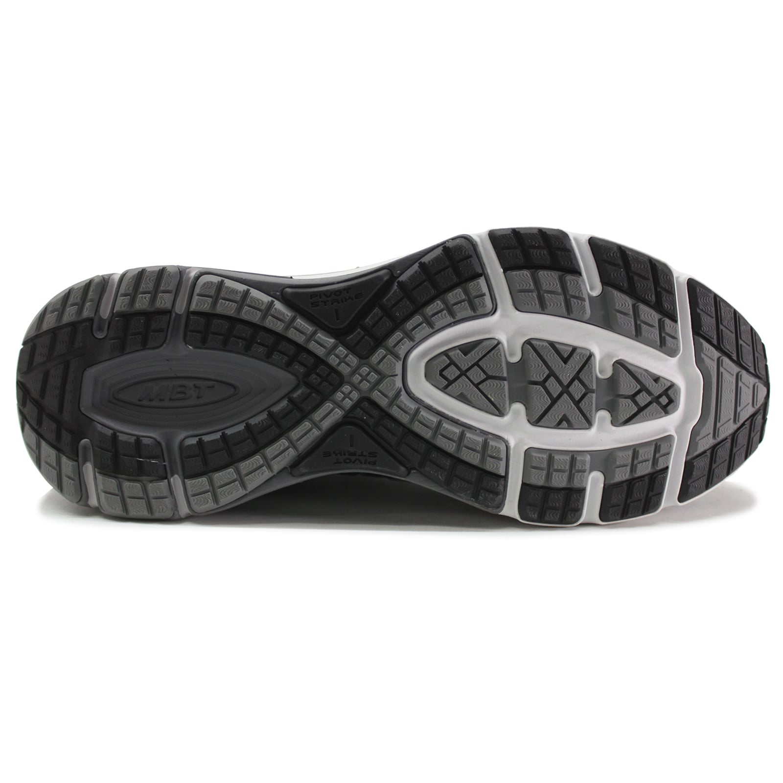 MBT 2000 II Leather Textile Mens Trainers#color_black