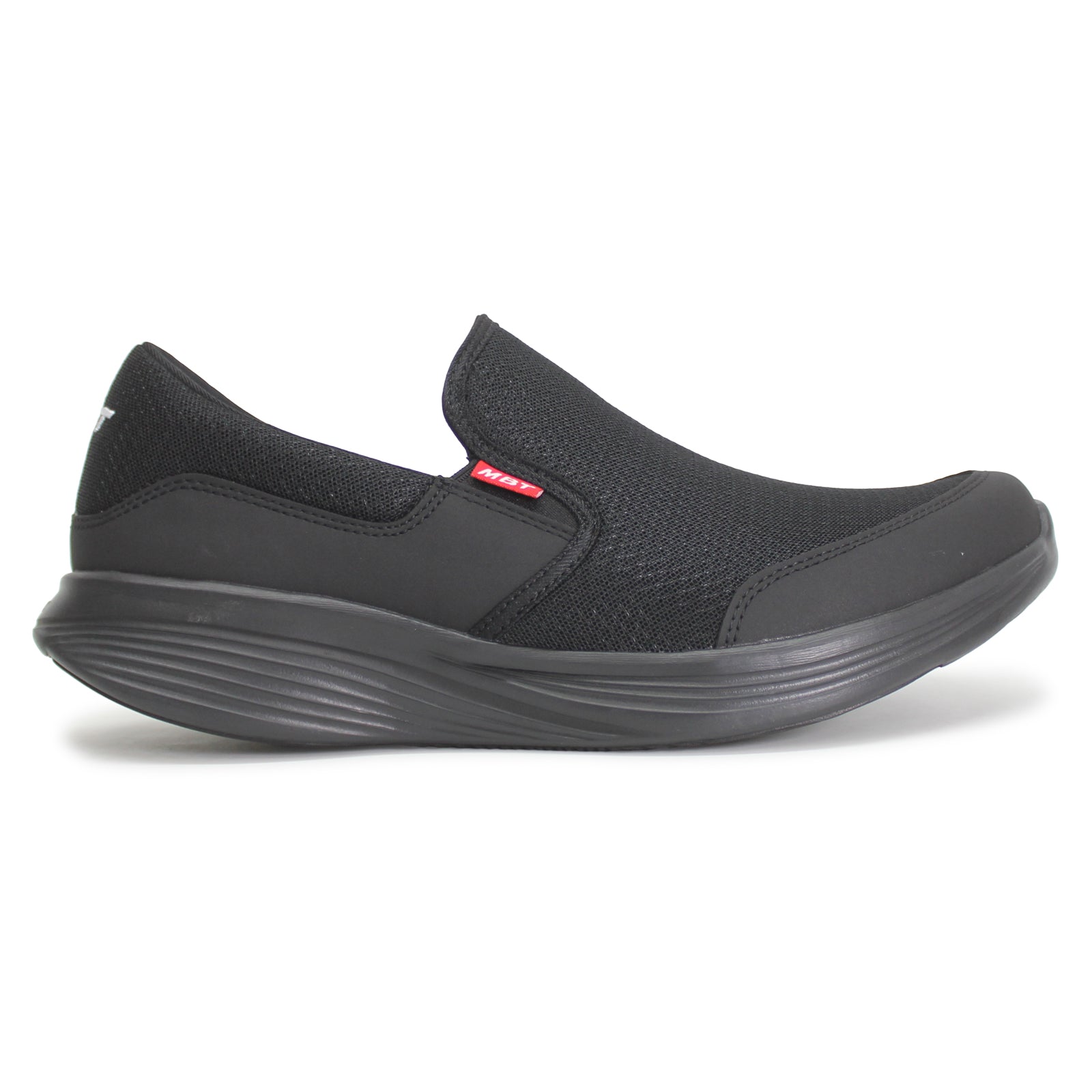 MBT Modena III Leather Textile Mens Shoes#color_black black