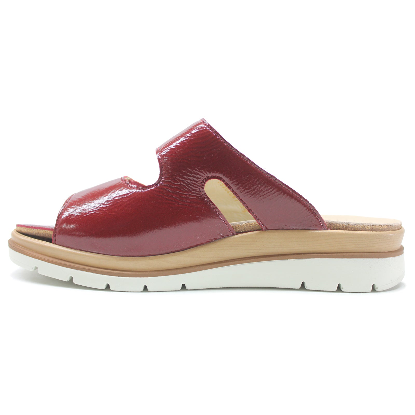 Fidelio Glory Leather Womens Sandals#color_bordo