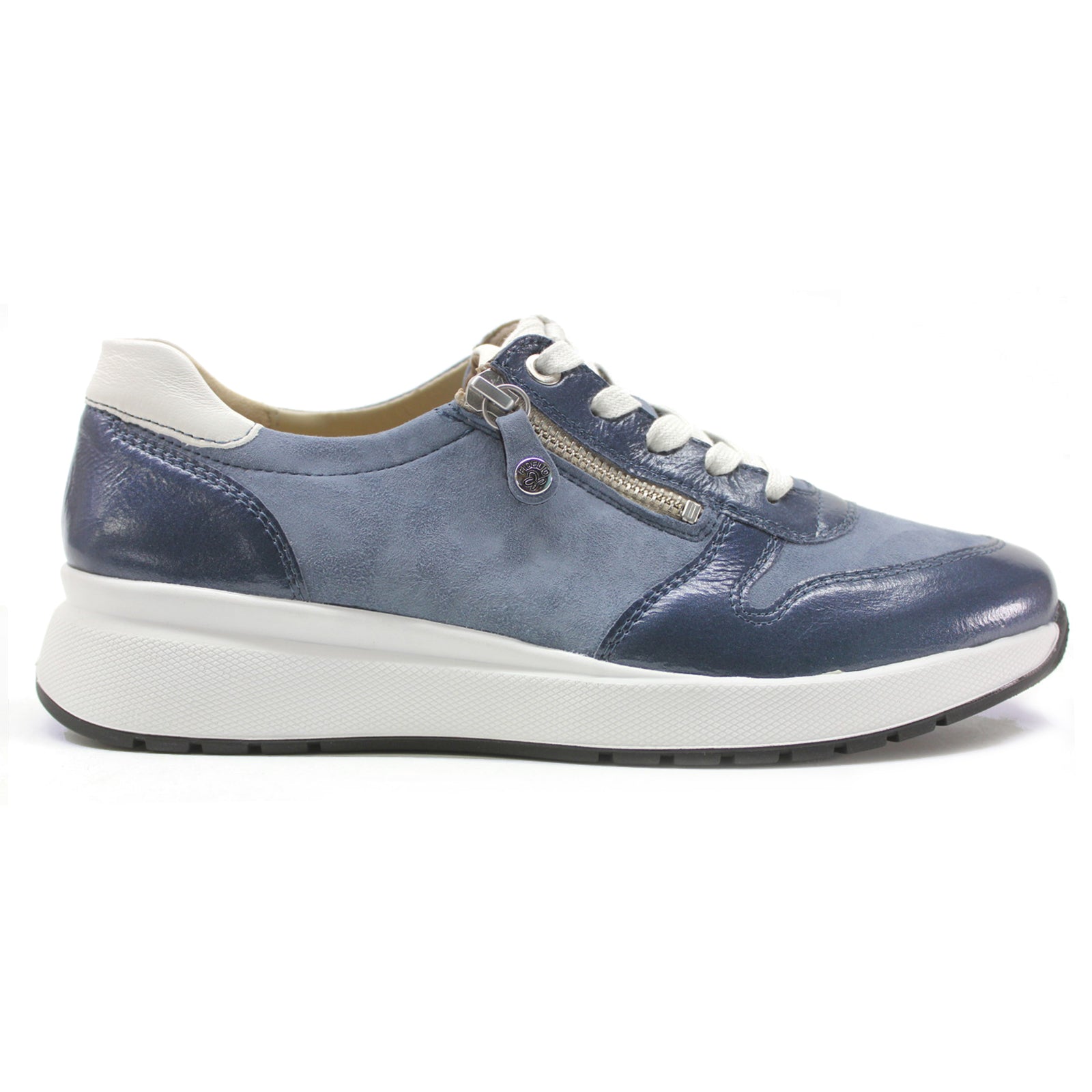 Fidelio Heaven Leather Womens Shoes#color_blue haze