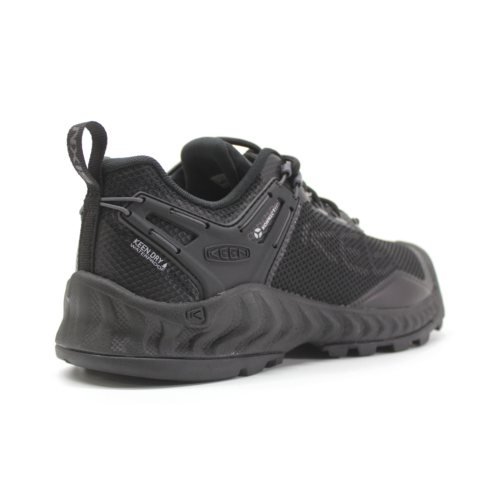 Keen Nxis Evo WP Textile Synthetic Womens Trainers#color_black magnet