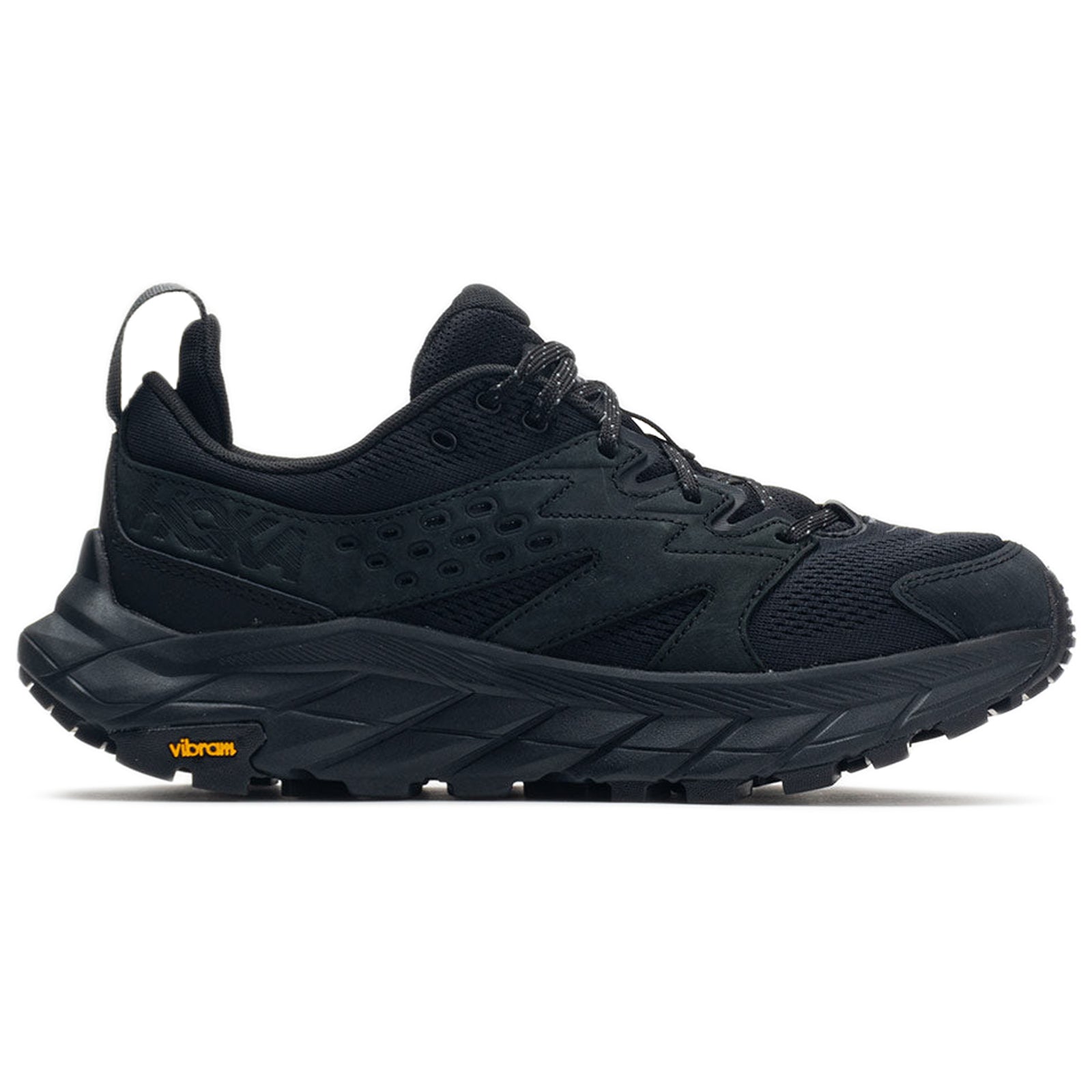 Hoka Anacapa Breeze Low Textile Synthetic Mens Trainers#color_black black