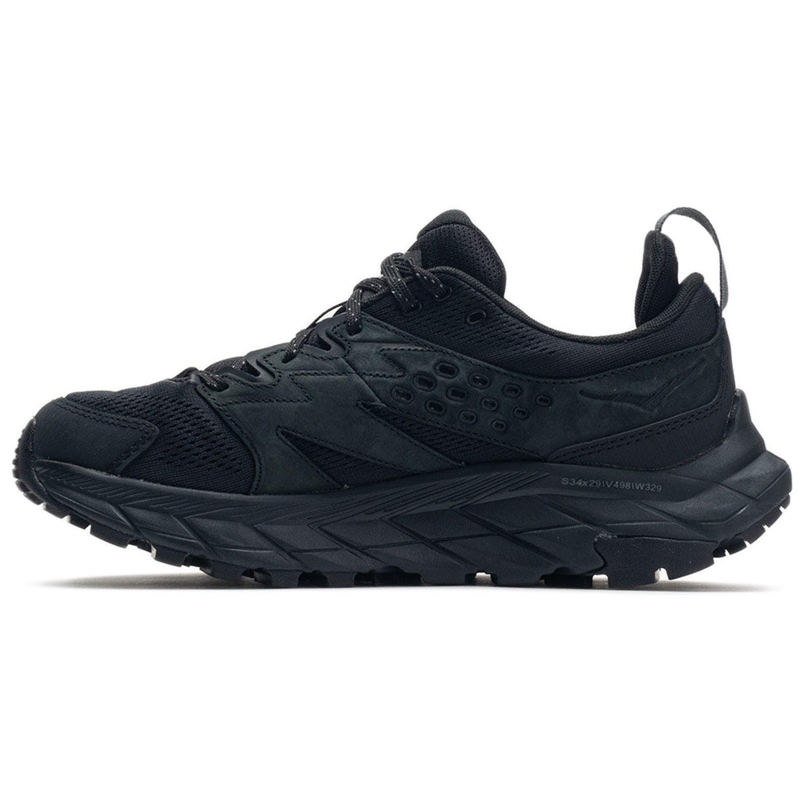 Hoka Anacapa Breeze Low Textile Synthetic Mens Trainers#color_black black