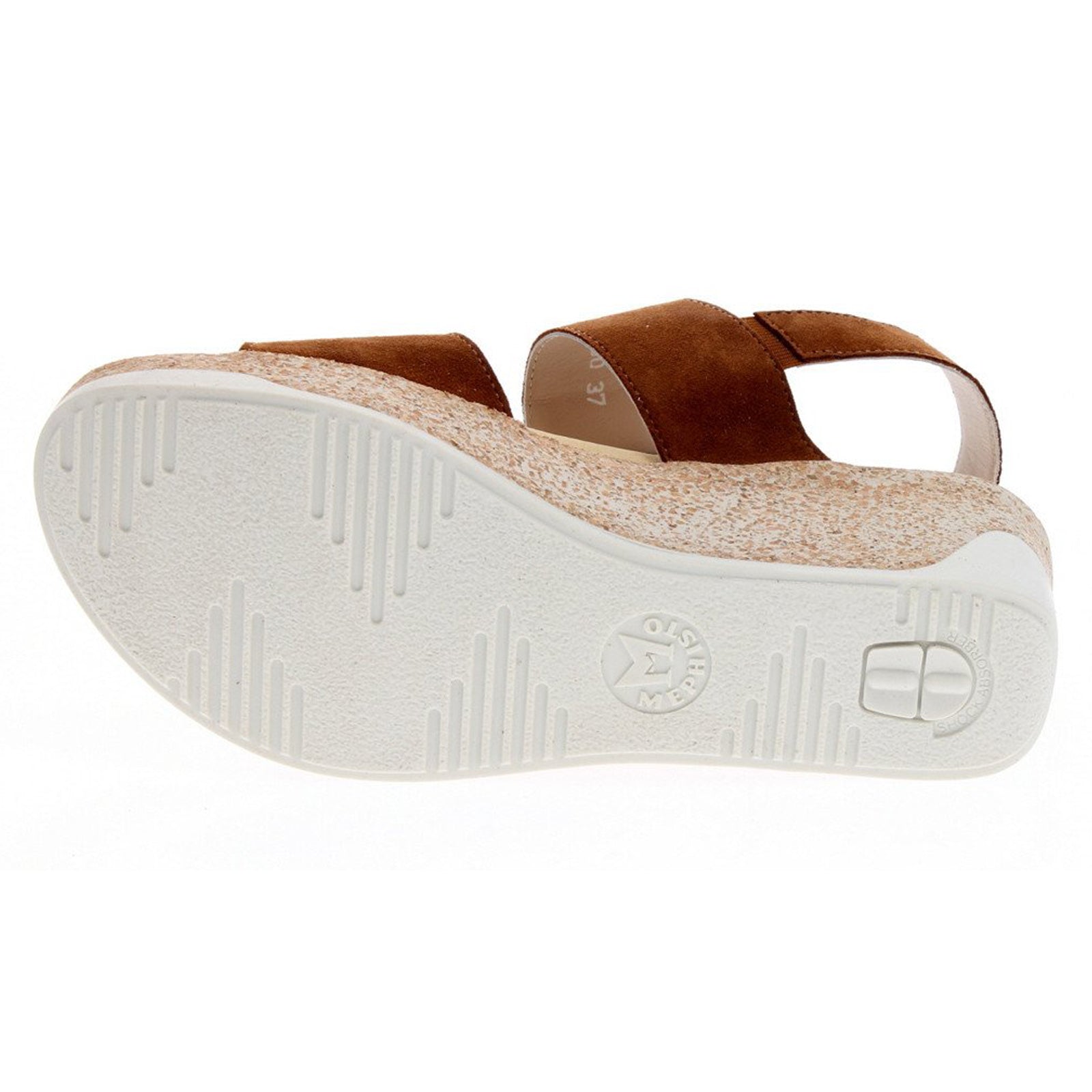 Mephisto Giulia Suede Womens Sandals#color_hazelnut