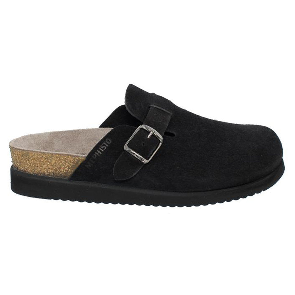 Mephisto Womens Sandals Halina Casual Buckle Slip On Closed Toe Suede - UK 6.5
