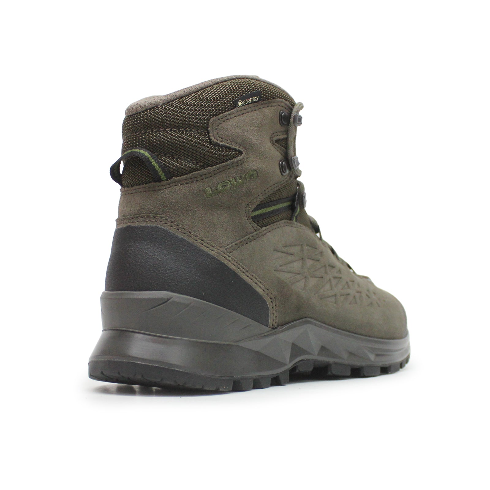Lowa Explorer II GTX Mid Suede Textile Mens Boots#color_slate olive
