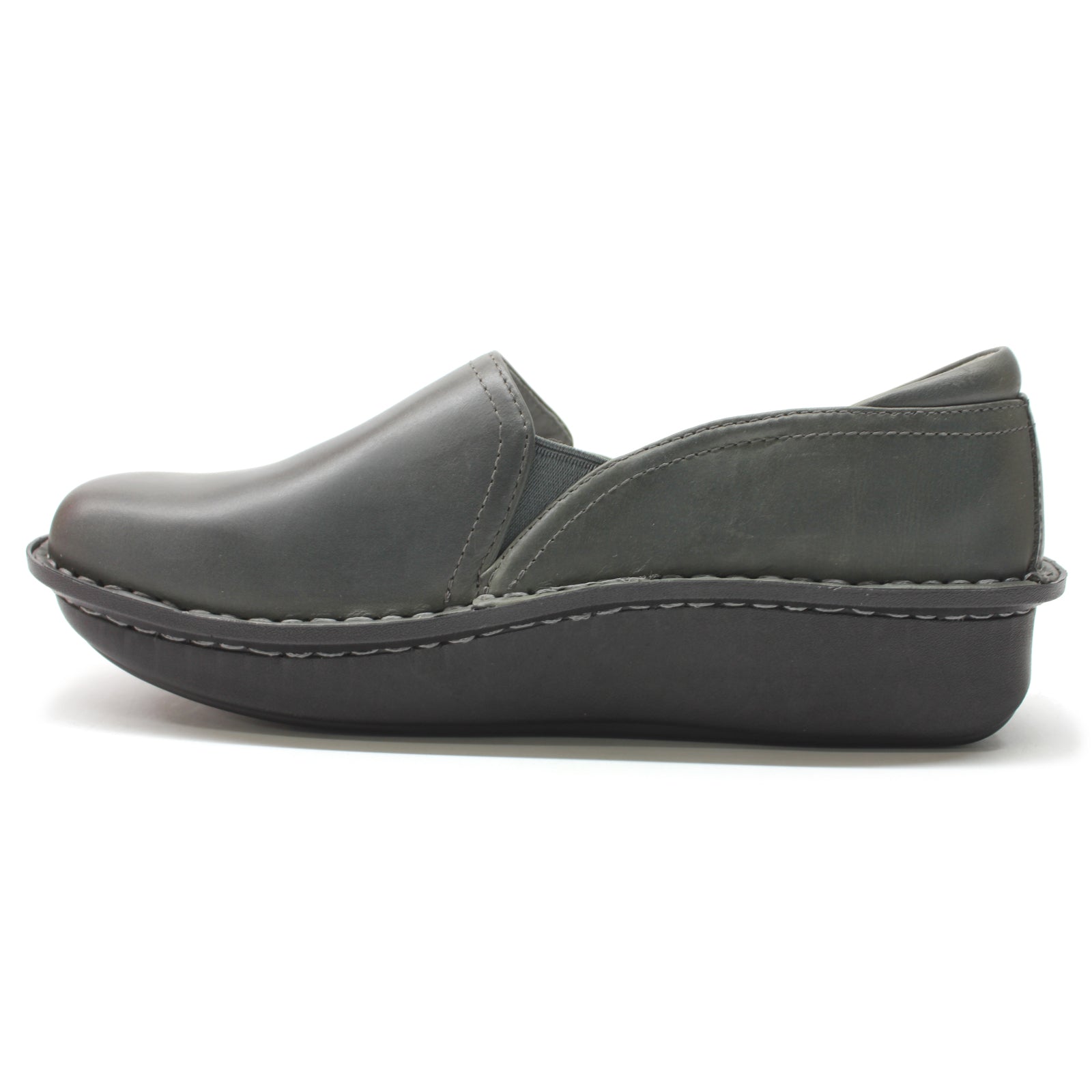 Alegria Debra Leather Womens Shoes#color_oiled ash