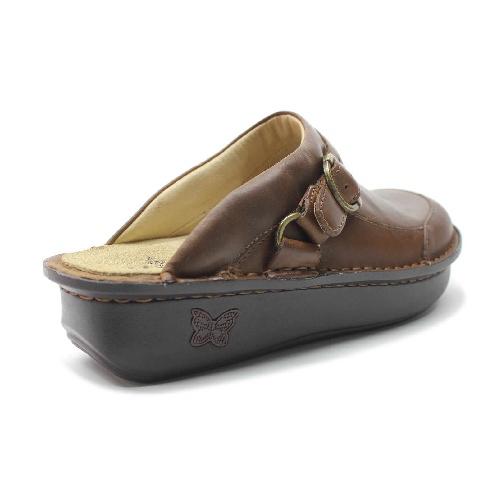 Alegria Seville Leather Womens Shoes#color_oiled brown