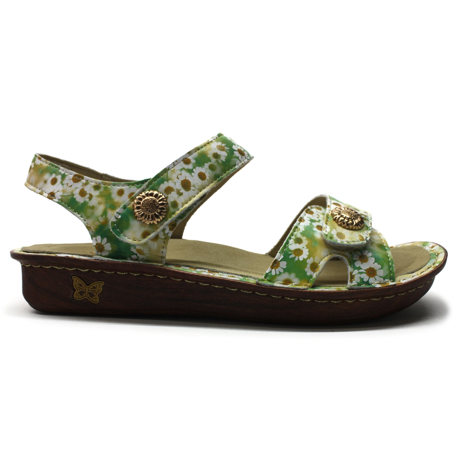 Alegria Vienna Leather Womens Sandals#color_daisies