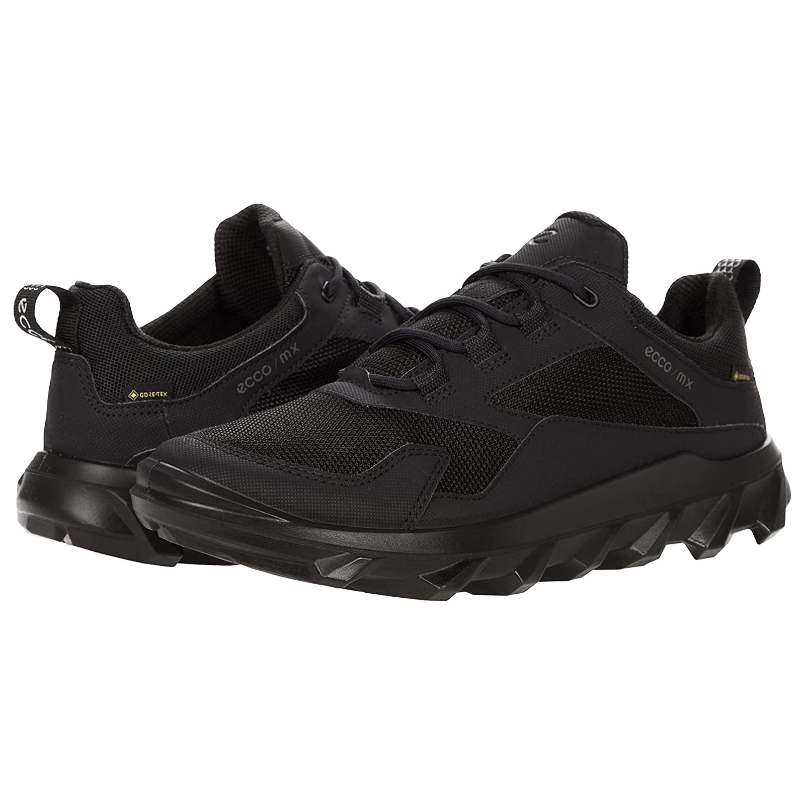 Ecco MX 820194 Synthetic Textile Mens Trainers#color_black