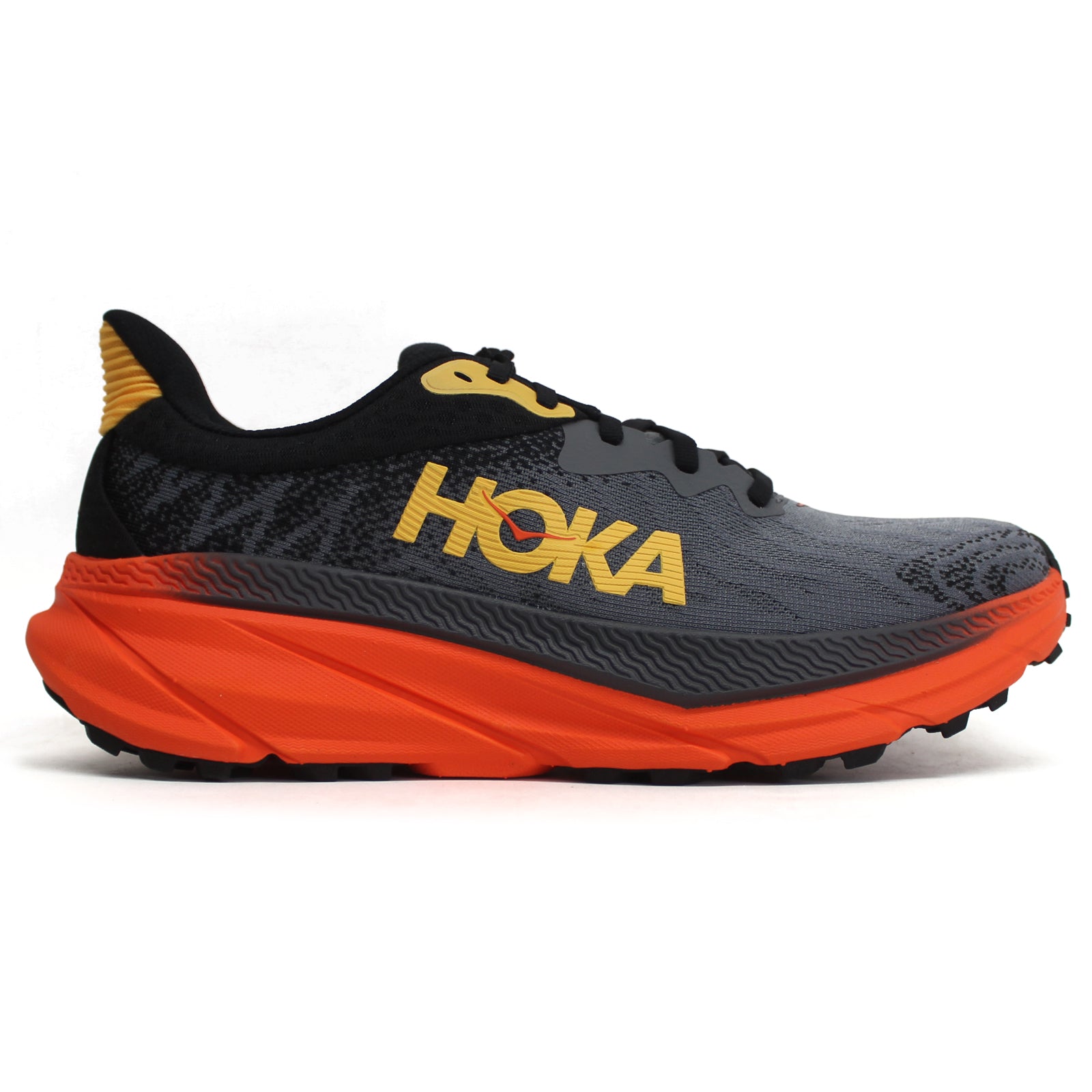 Hoka Challenger ATR 7 Textile Mens Trainers#color_castlerock flame