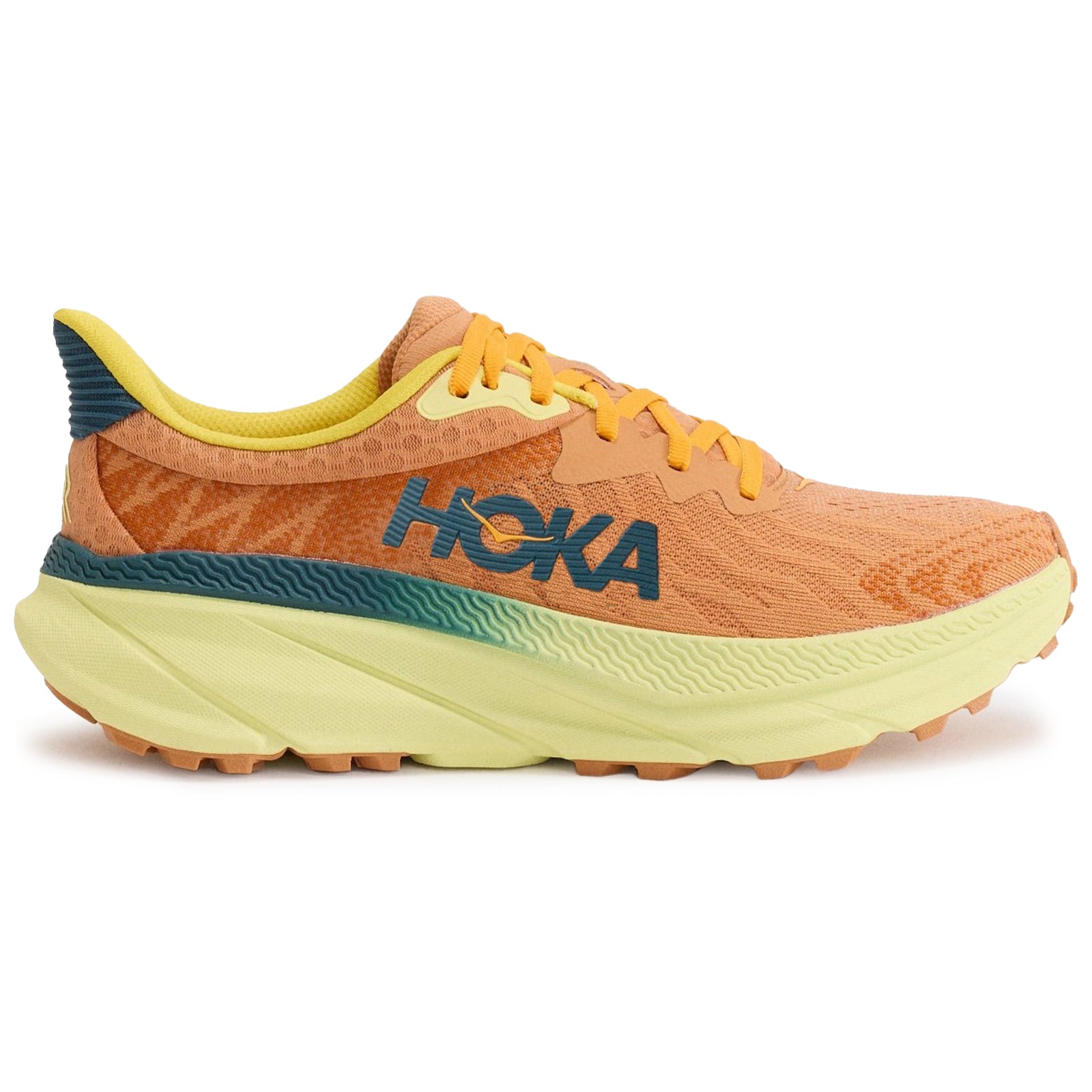 Hoka Challenger ATR 7 Textile Mens Trainers#color_terra cotta yuzu